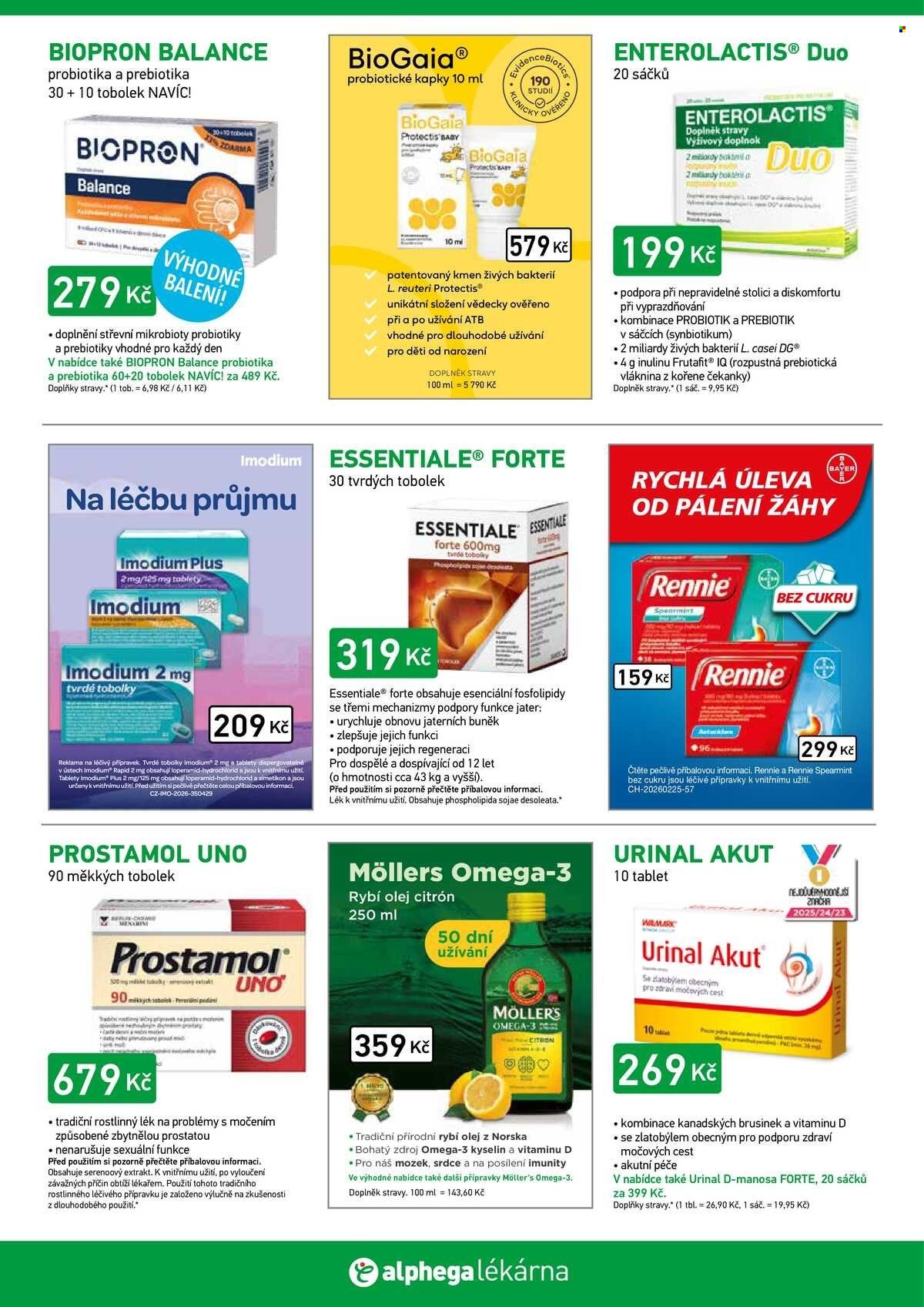 ALPHEGA LÉKÁRNA leták - Od čtvrtka 1.10.2026