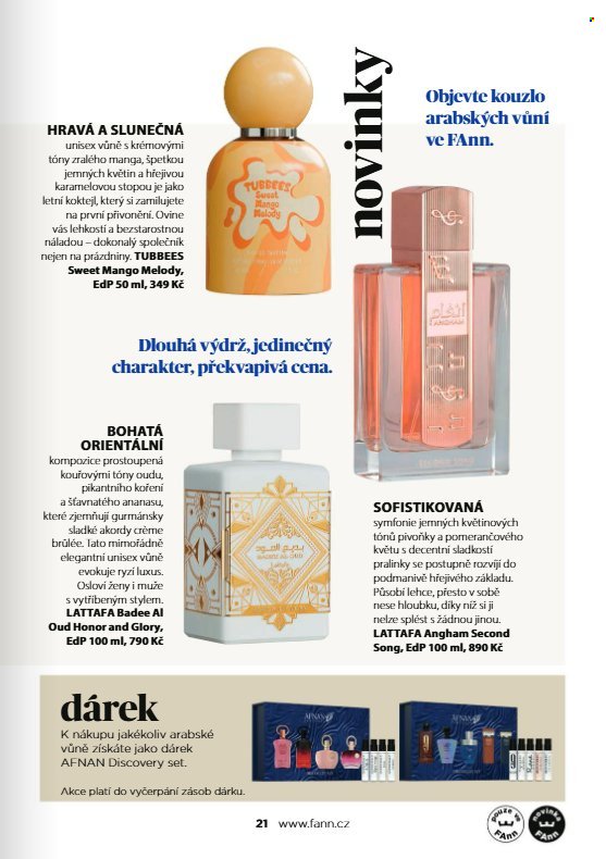 FANN PARFUMERIE leták - Od pondělí 1.6.2026