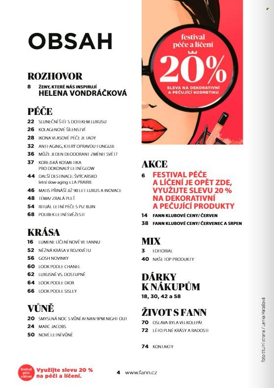 FANN PARFUMERIE leták - Od pondělí 1.6.2026