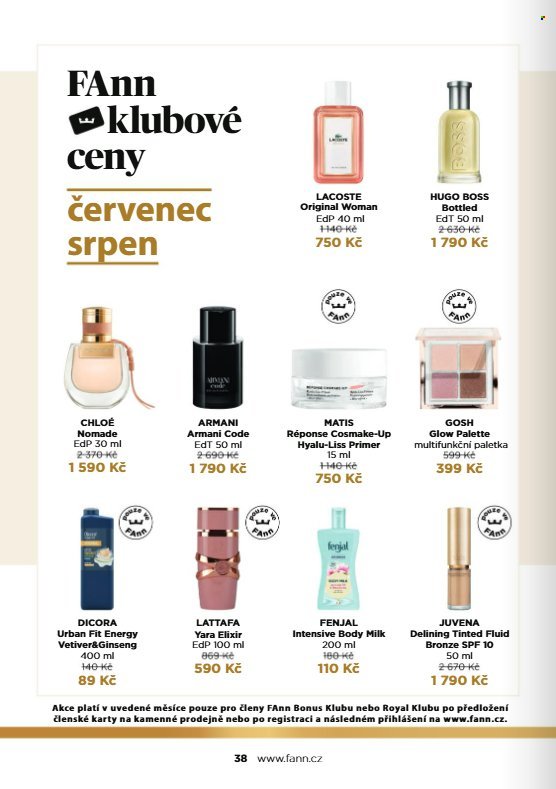 FANN PARFUMERIE leták - Od pondělí 1.6.2026