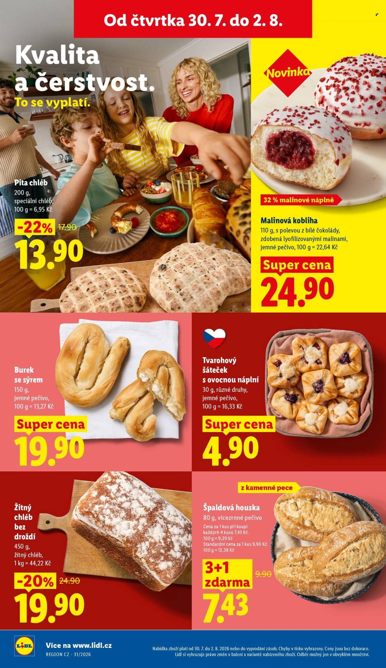 LIDL leták - Od čtvrtka 30.7.2026