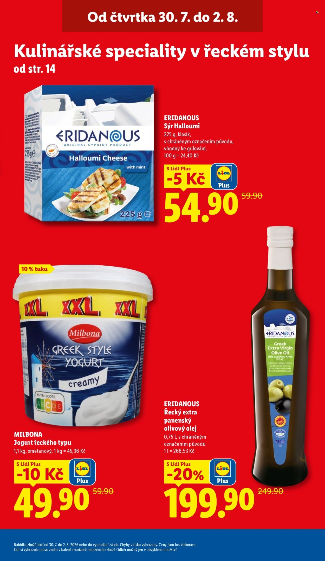 LIDL leták - Od čtvrtka 30.7.2026