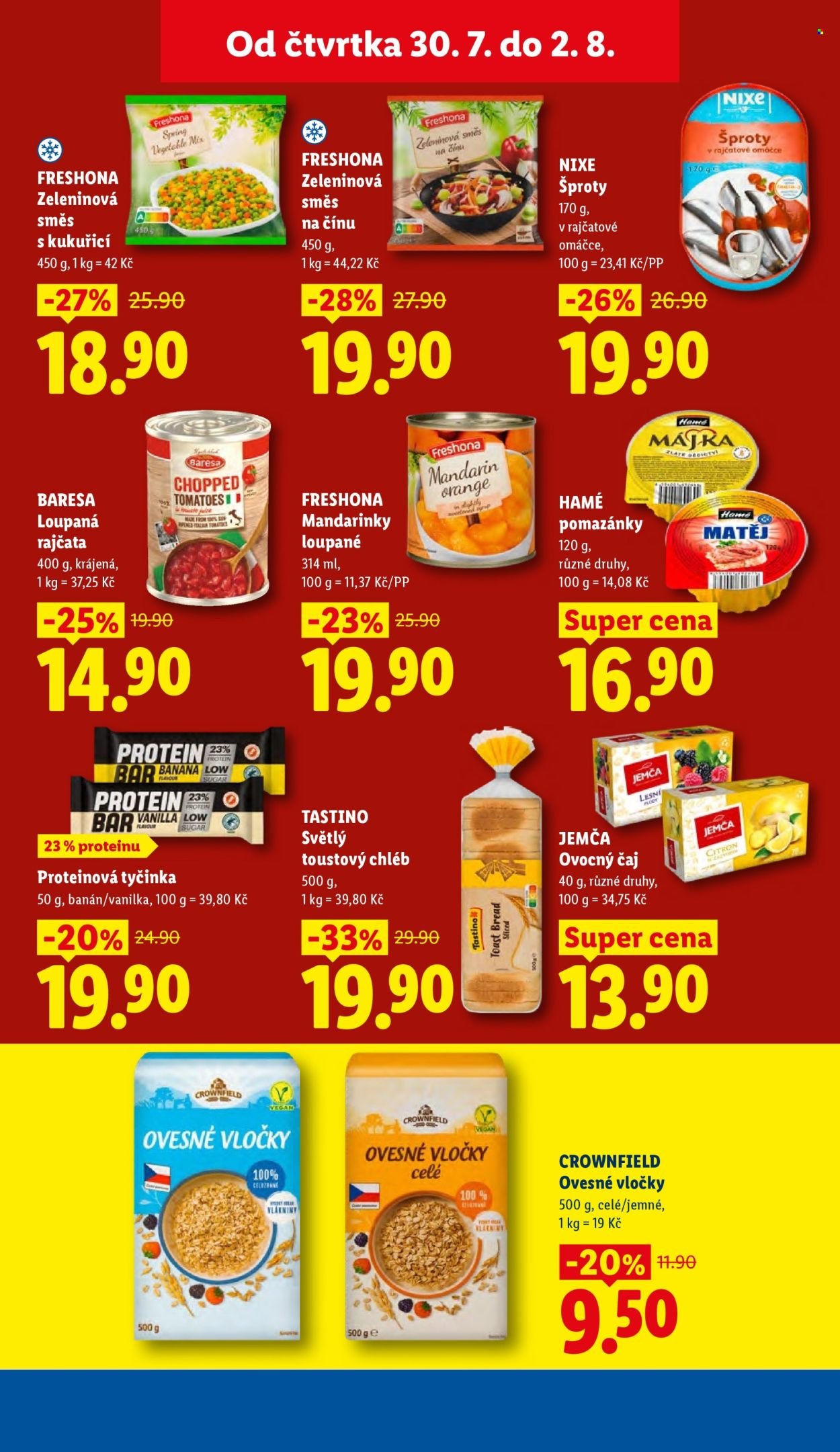 LIDL leták - Od čtvrtka 30.7.2026