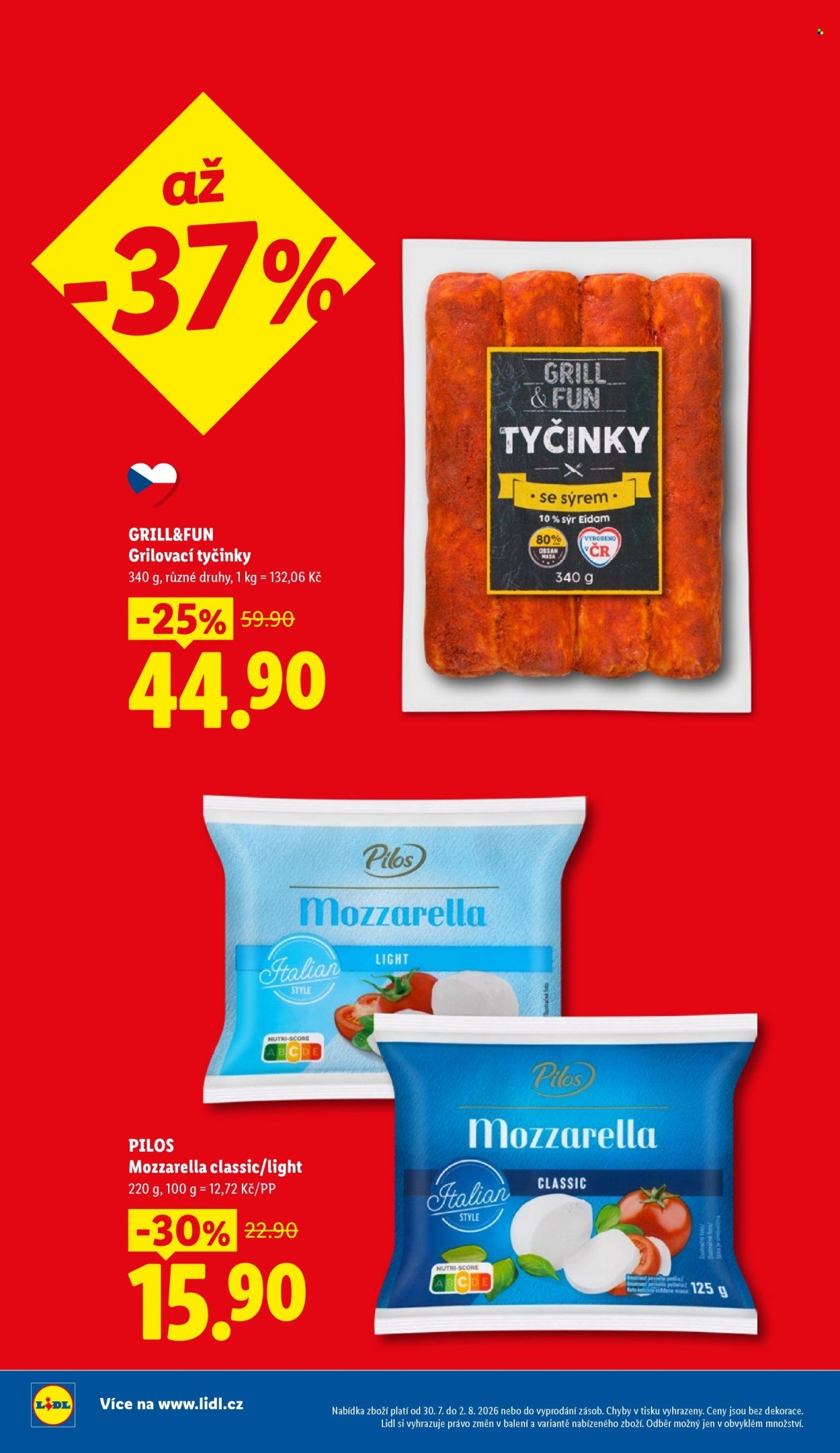 LIDL leták - Od čtvrtka 30.7.2026