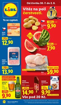 LIDL leták - Od čtvrtka 30.7.2026