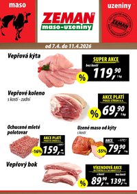 ZEMAN MASO-UZENINY leták - Od úterý 7.4.2026 (2026-04-07 - 2026-04-11)