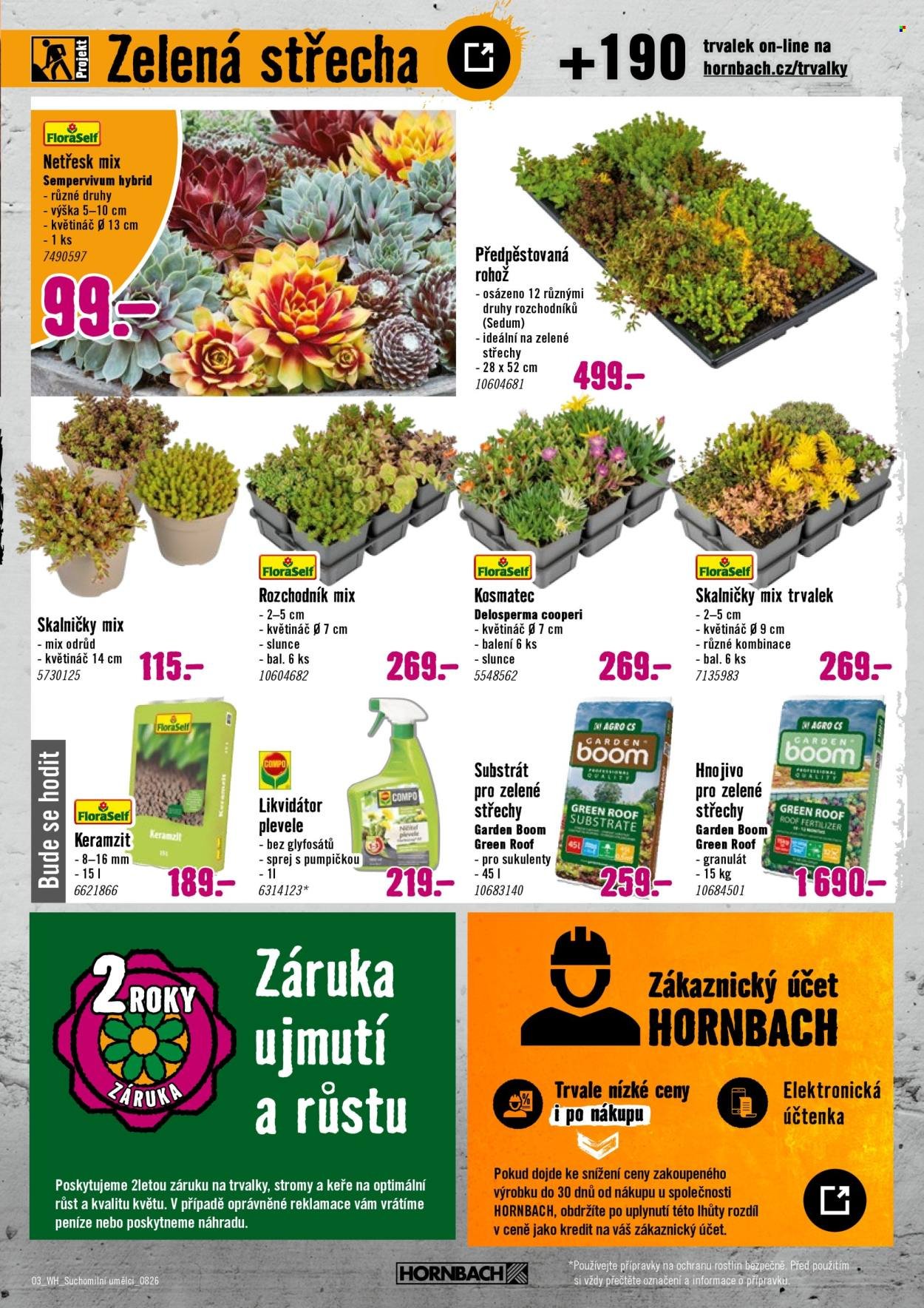 HORNBACH leták - Váš další projekt - Zelená střecha