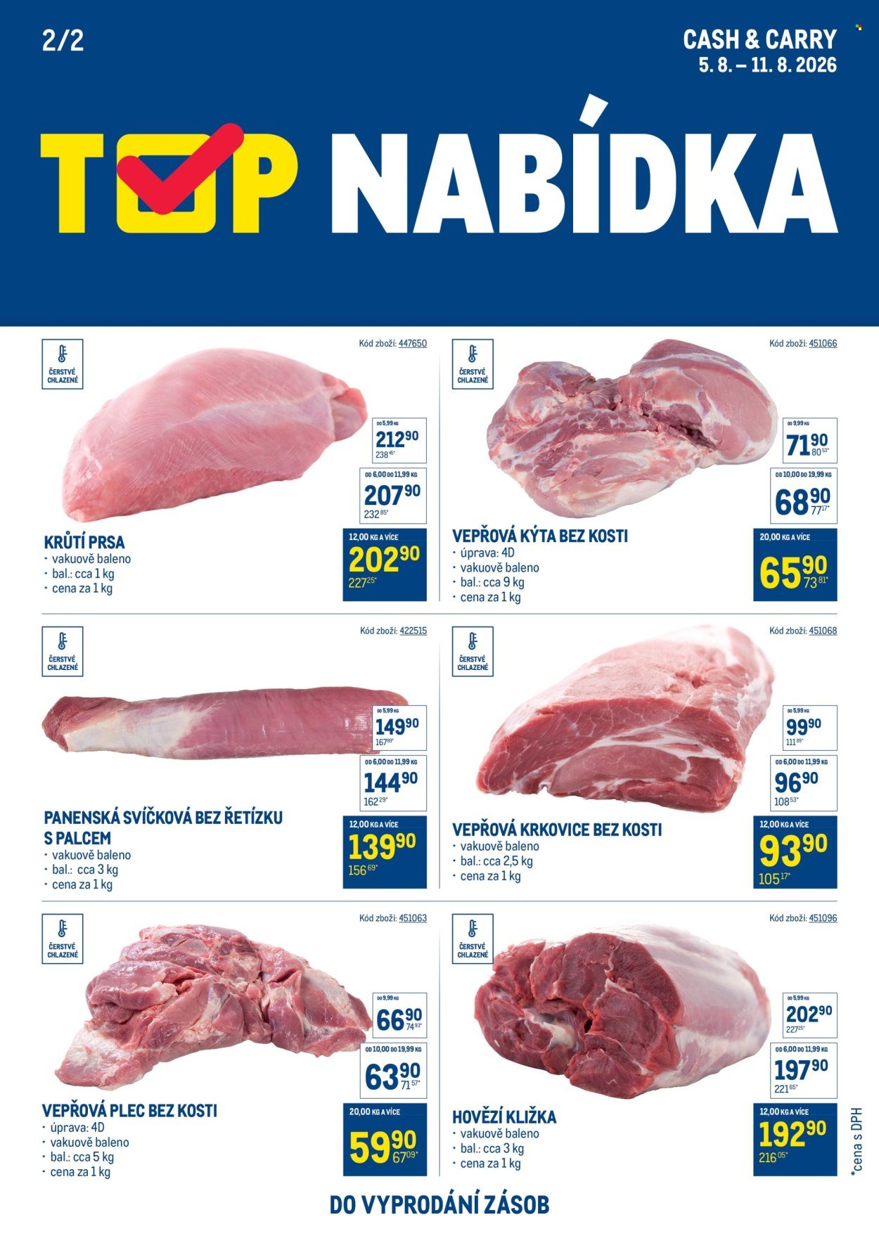 MAKRO leták - TOP maso
