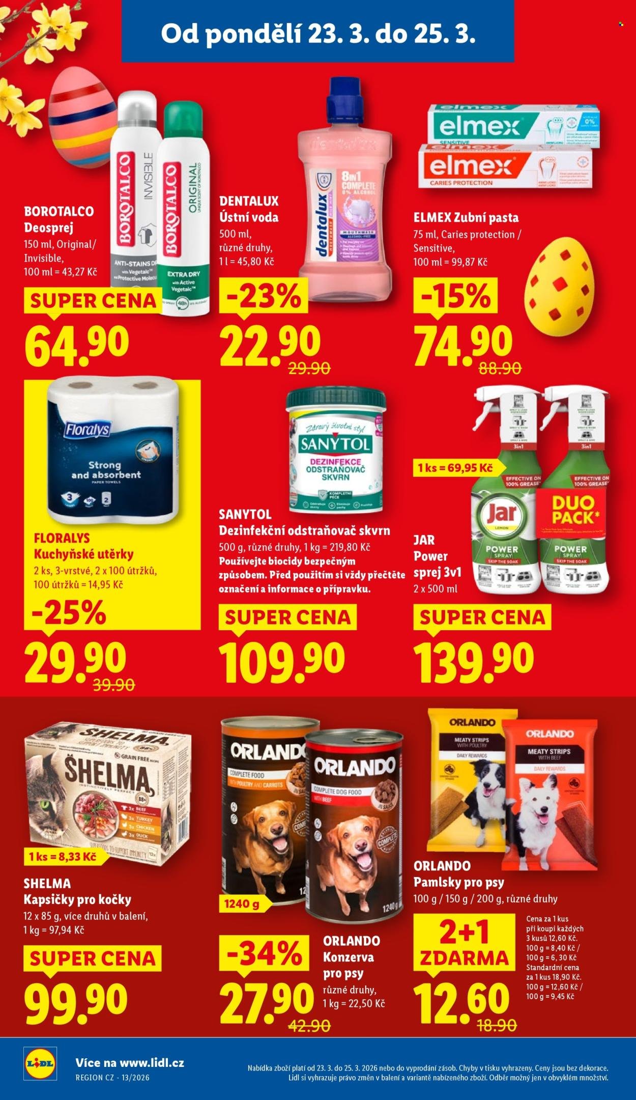LIDL leták - Od pondělí 23.3.2026 (2026-03-23 - 2026-03-25)
