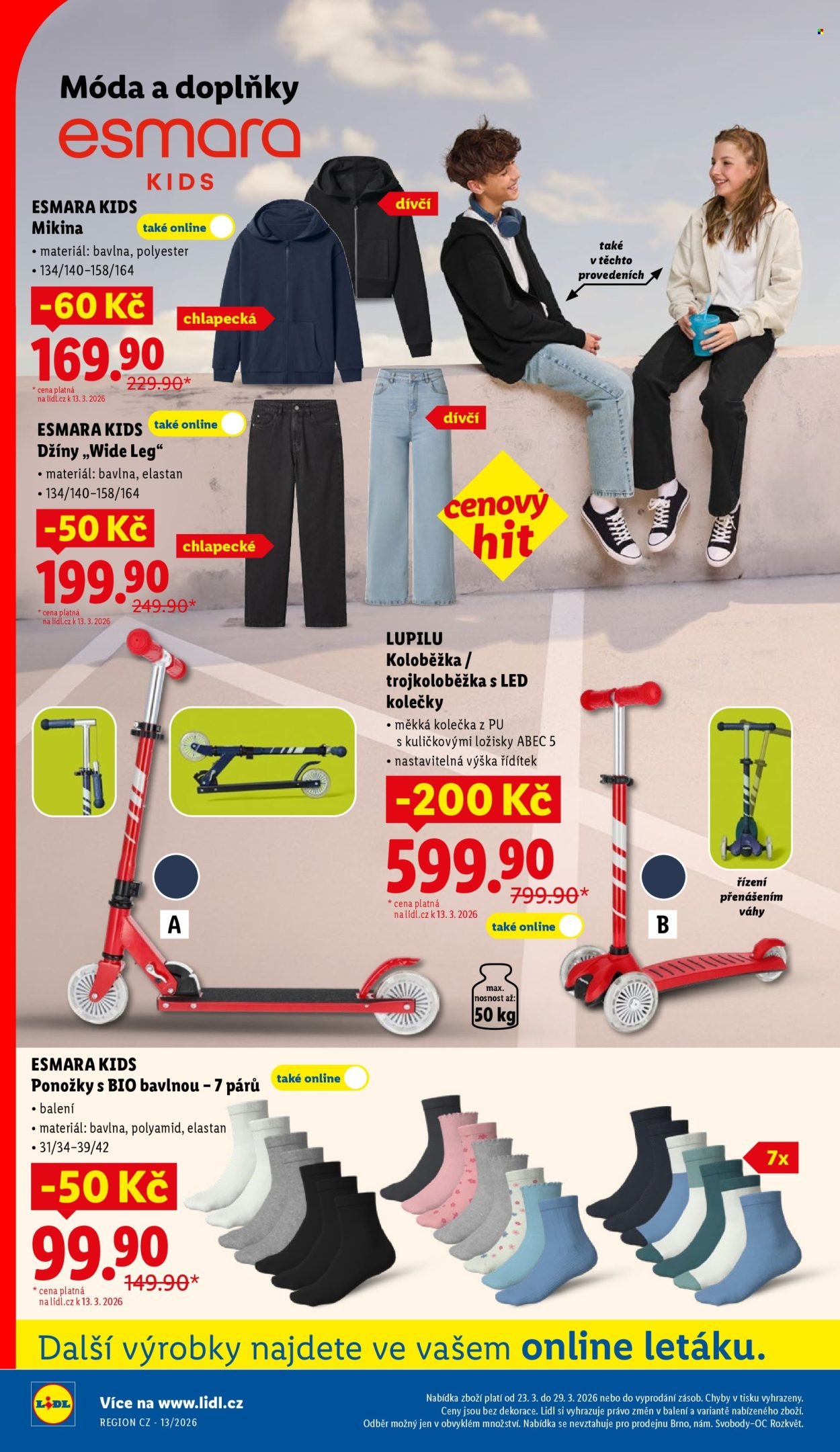 LIDL leták - Od pondělí 23.3.2026 (2026-03-23 - 2026-03-25)