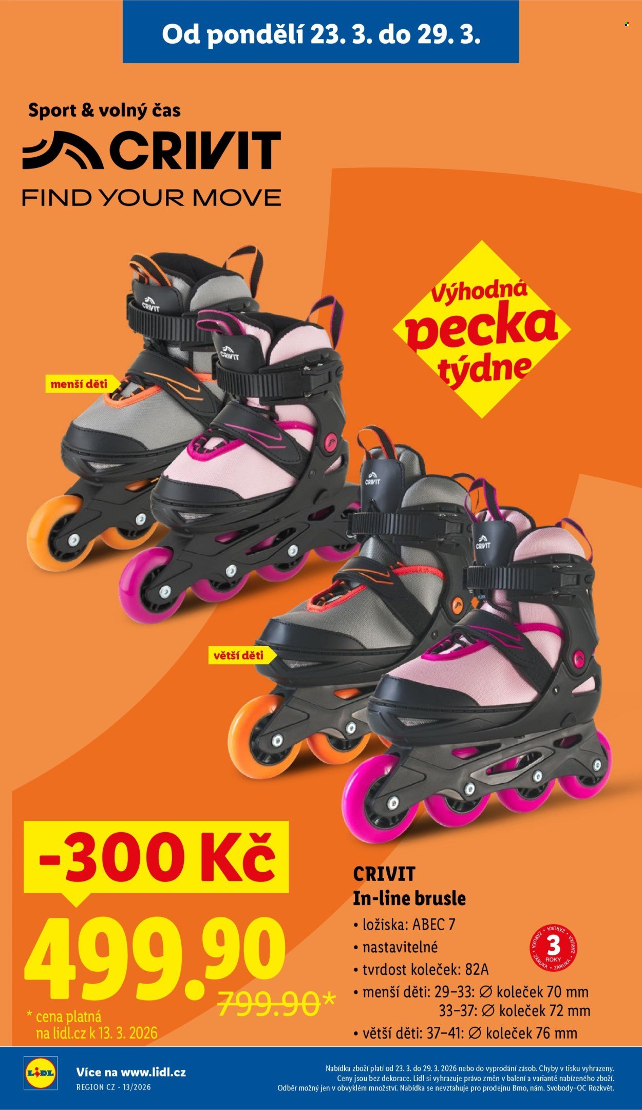 LIDL leták - Od pondělí 23.3.2026 (2026-03-23 - 2026-03-25)