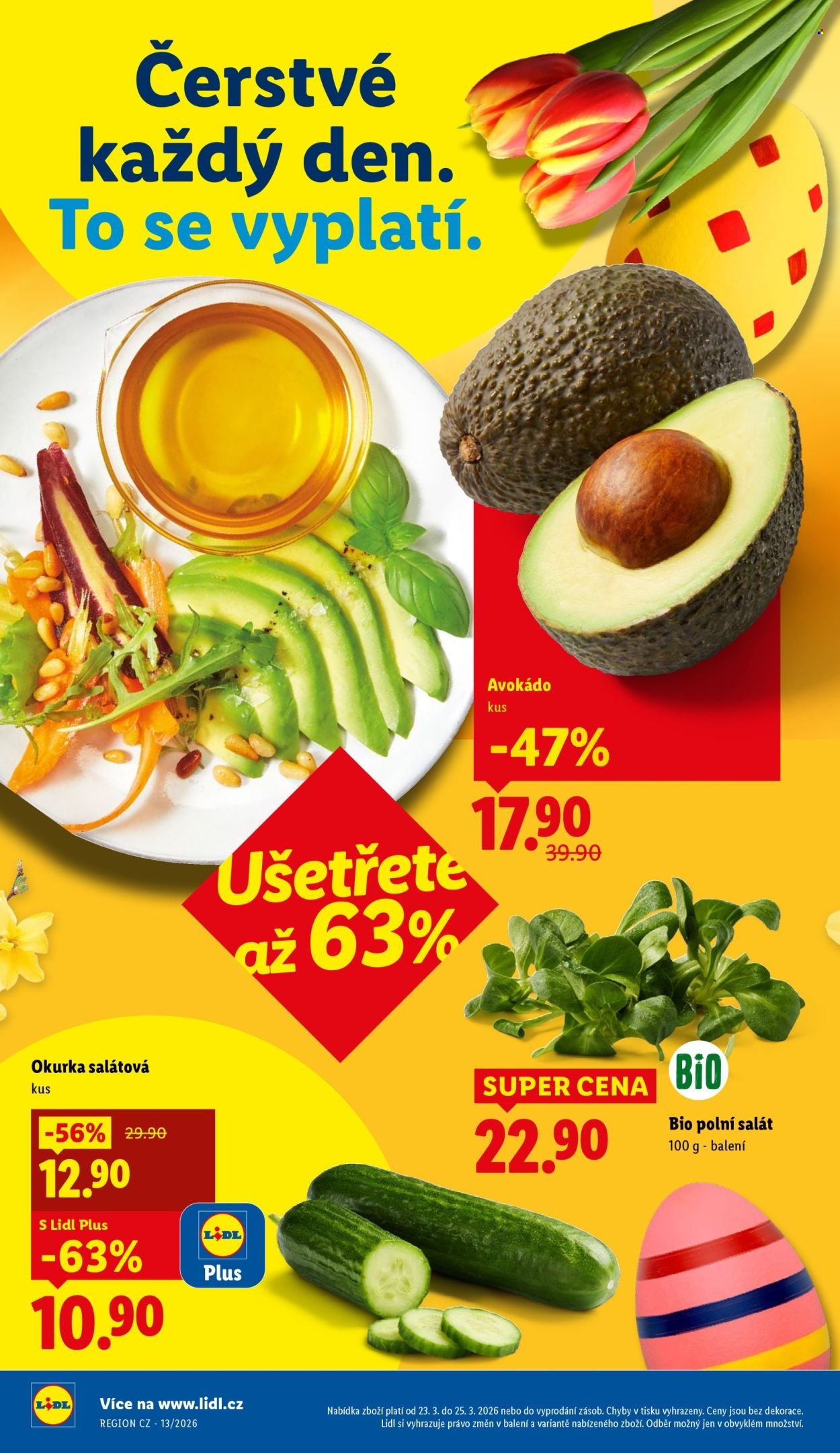 LIDL leták - Od pondělí 23.3.2026 (2026-03-23 - 2026-03-25)