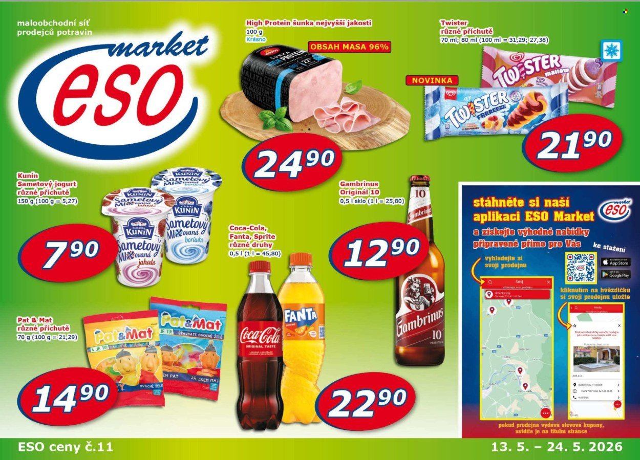 ESO MARKET leták - Od středy 13.5.2026 (2026-05-13 - 2026-05-24)