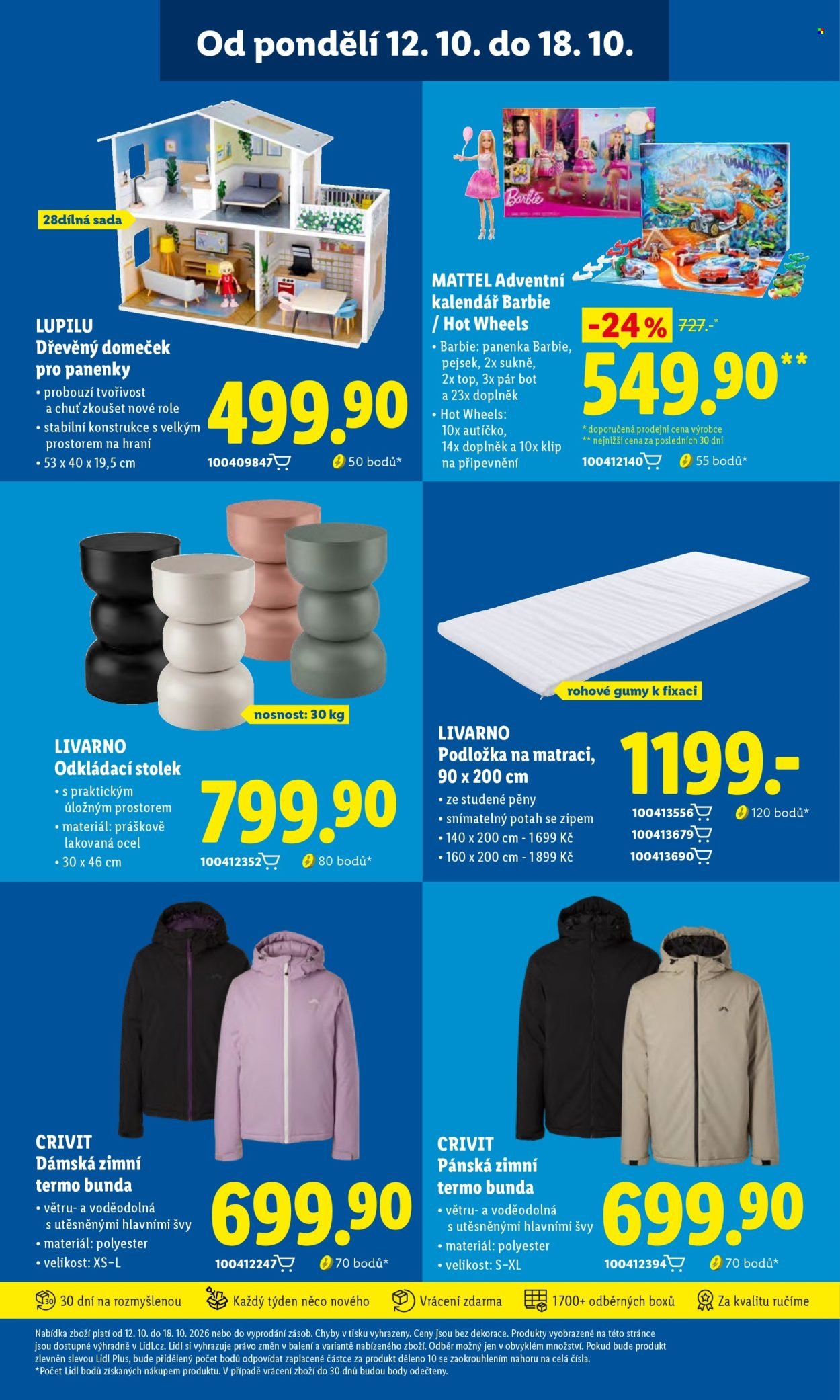 LIDL leták - Spotřební zboží