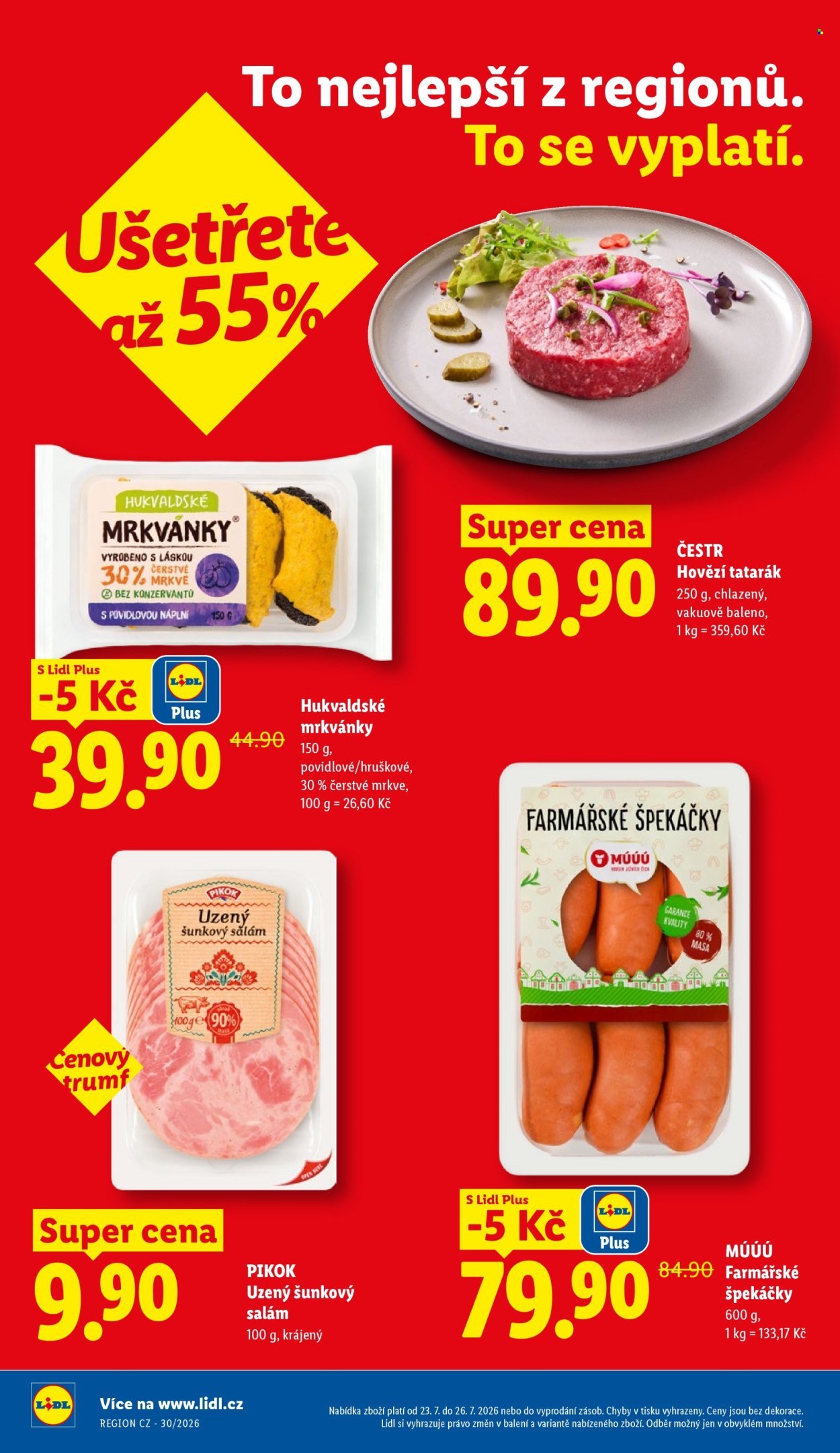 LIDL leták - Od čtvrtka 23.7.2026