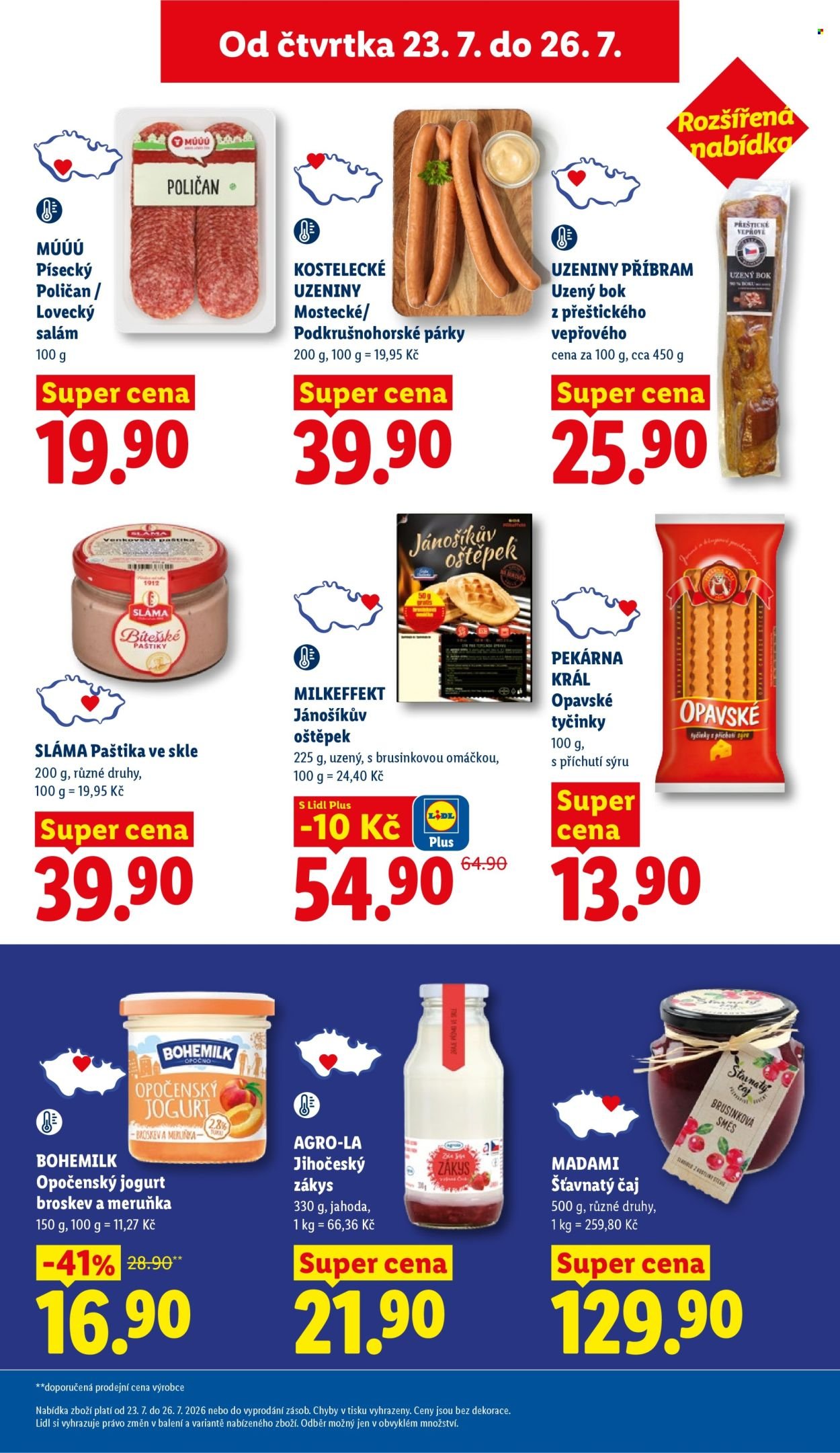 LIDL leták - Od čtvrtka 23.7.2026