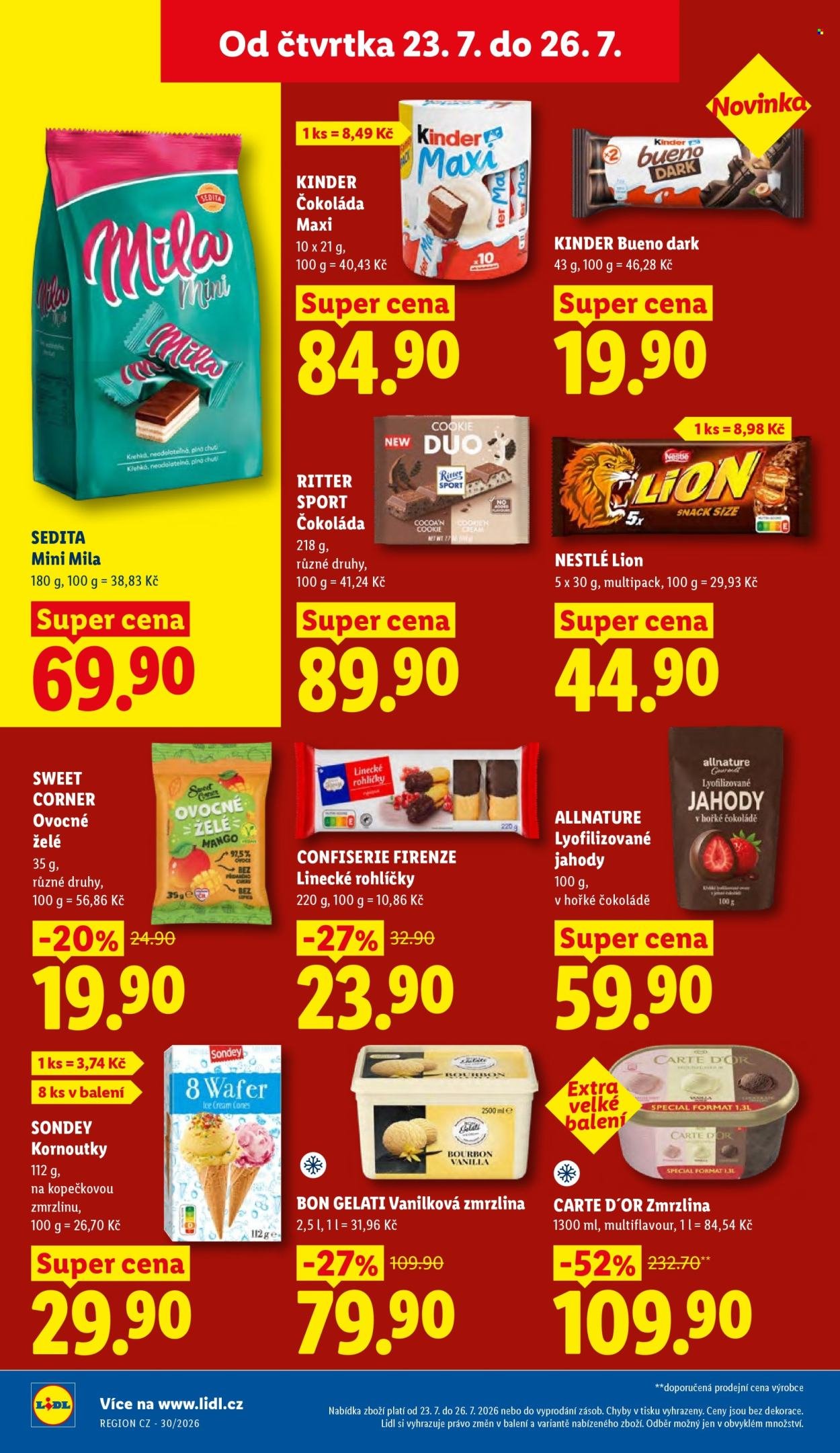 LIDL leták - Od čtvrtka 23.7.2026