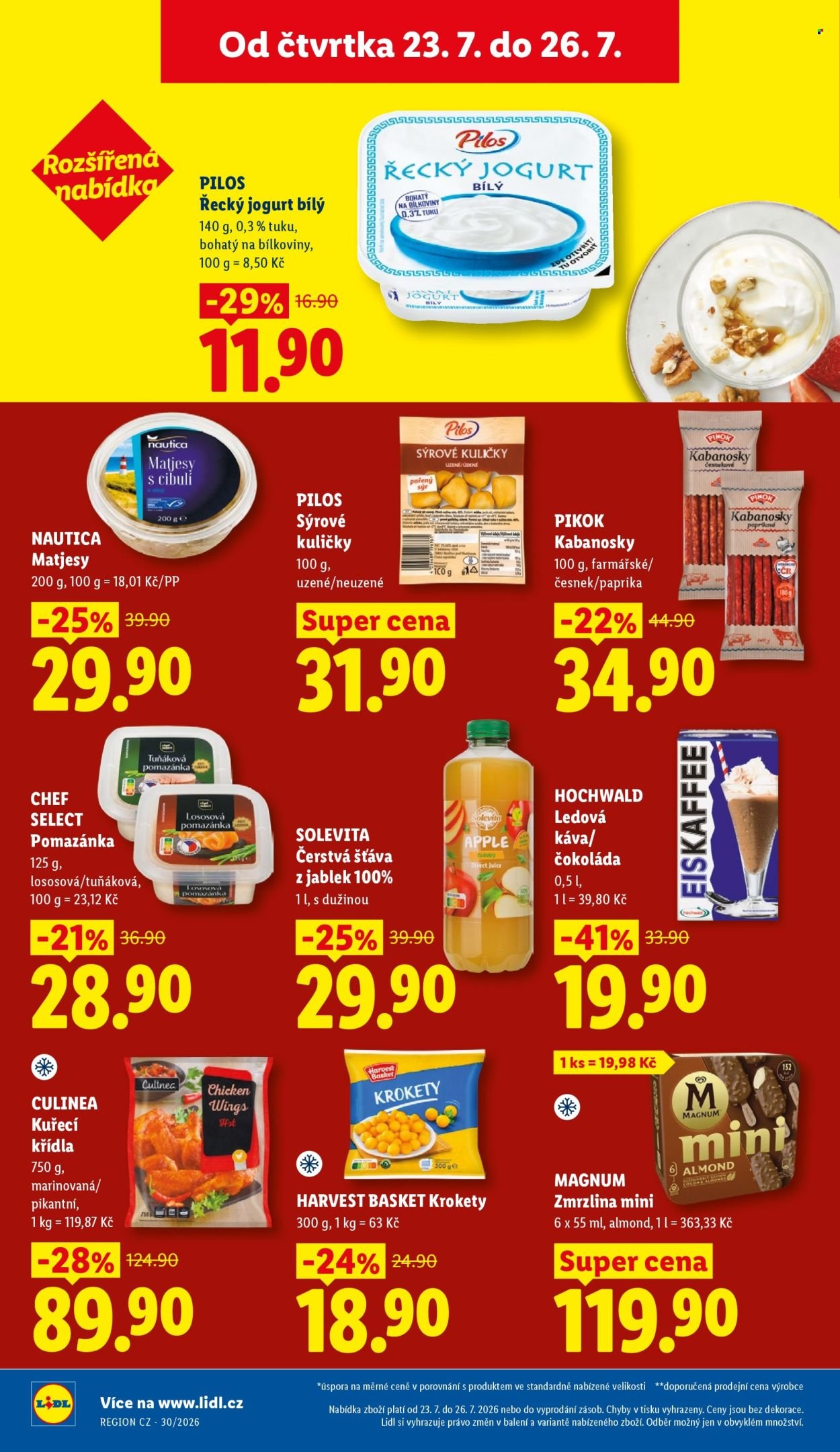 LIDL leták - Od čtvrtka 23.7.2026