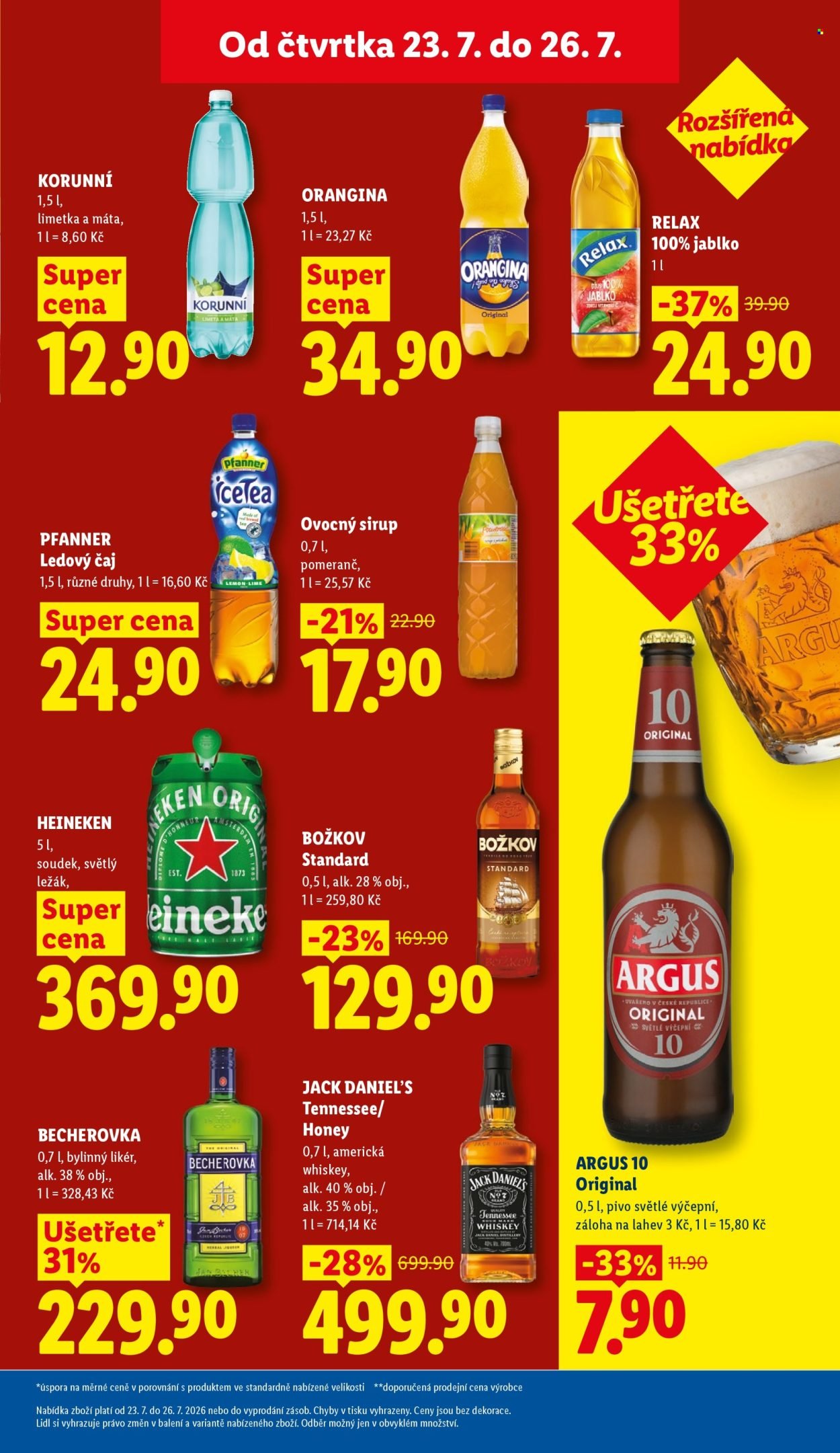 LIDL leták - Od čtvrtka 23.7.2026