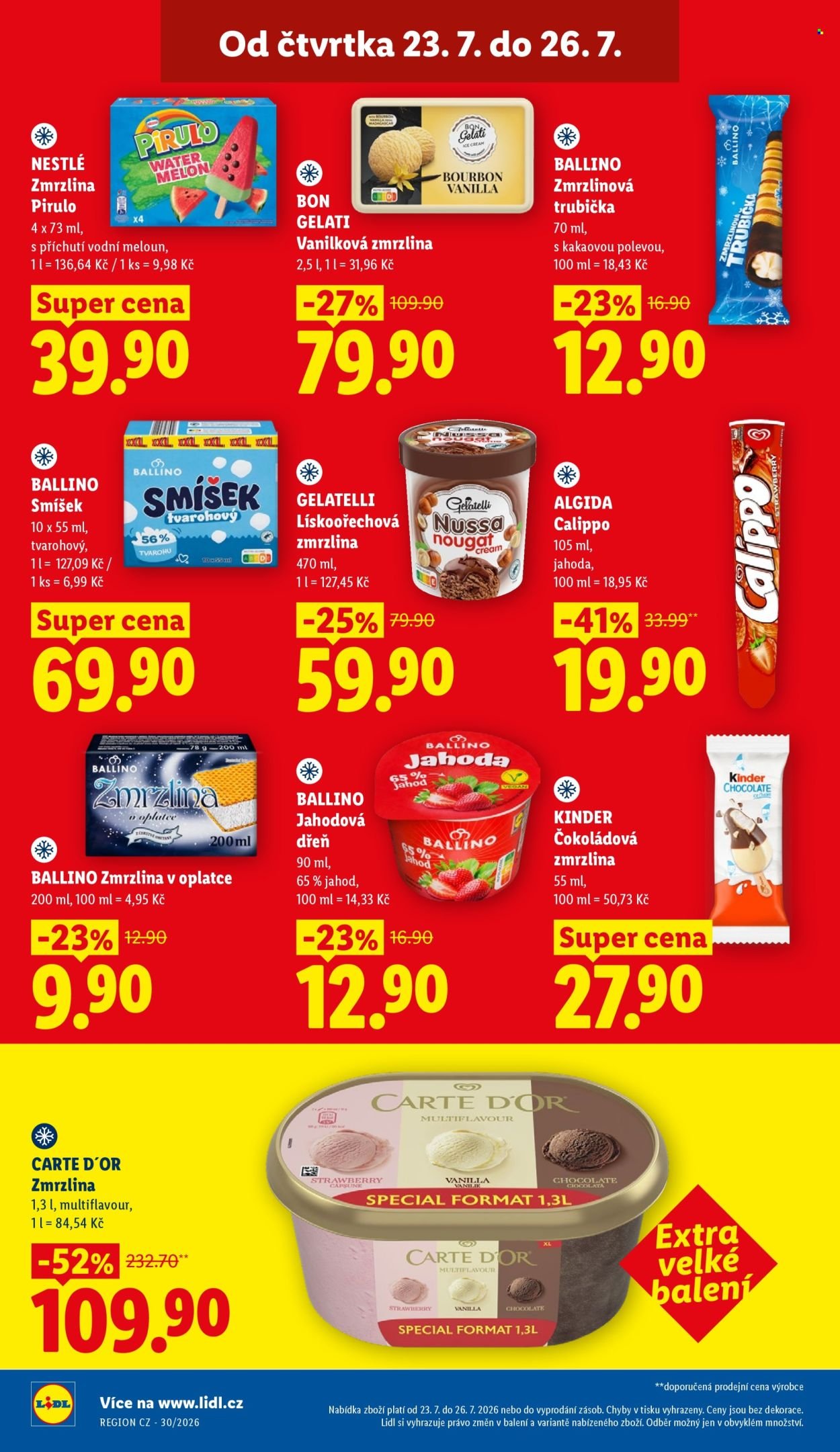 LIDL leták - Od čtvrtka 23.7.2026