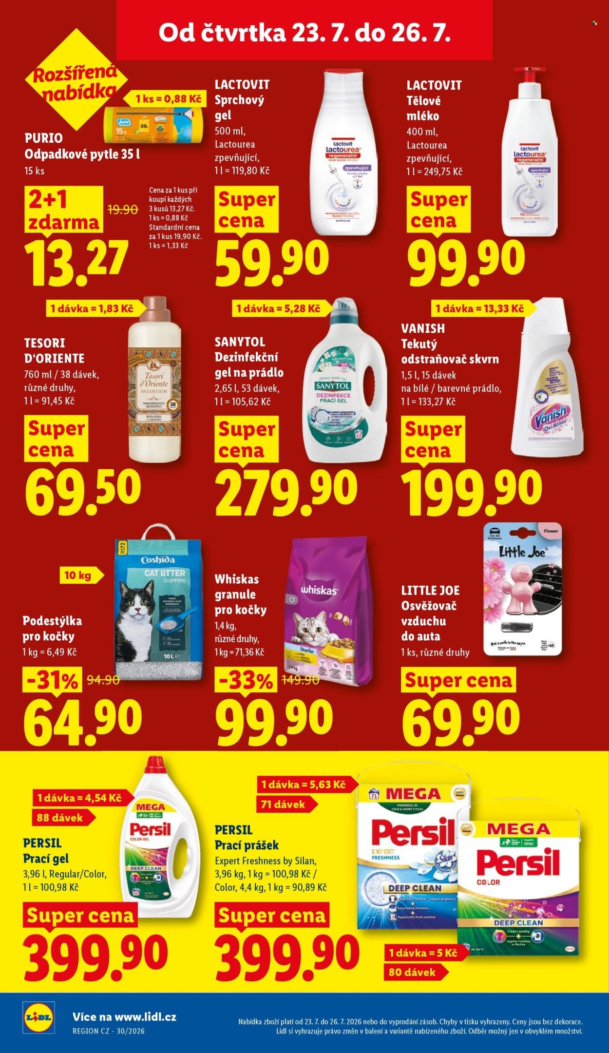 LIDL leták - Od čtvrtka 23.7.2026