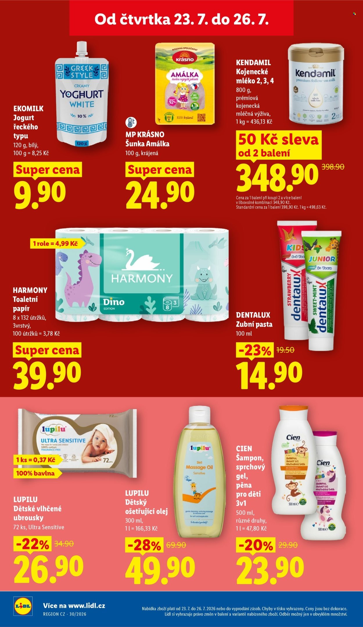 LIDL leták - Od čtvrtka 23.7.2026