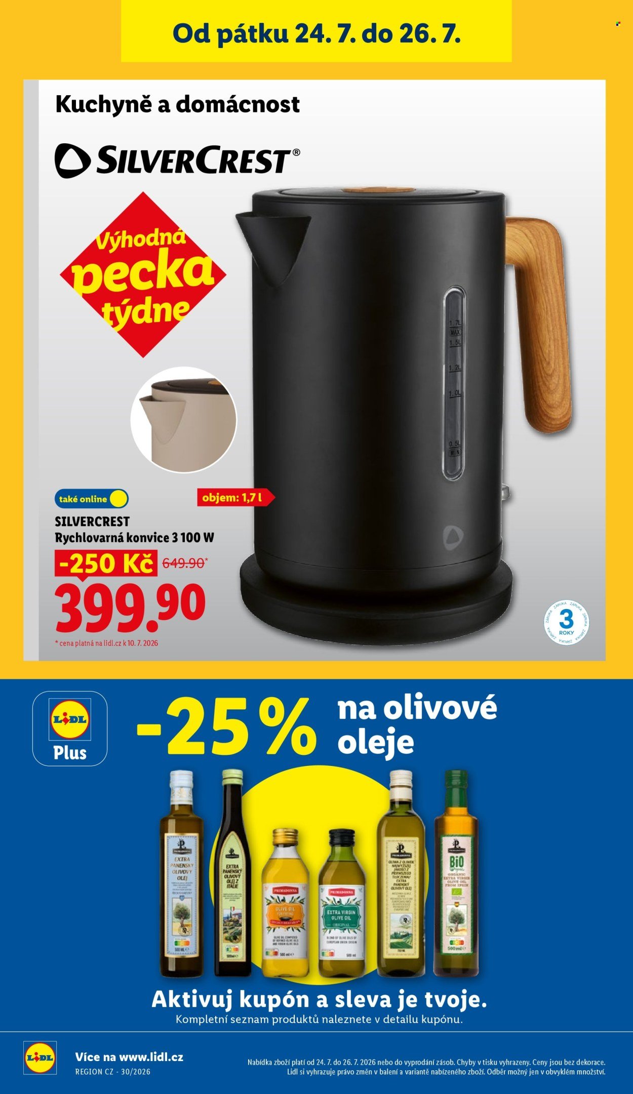 LIDL leták - Od čtvrtka 23.7.2026