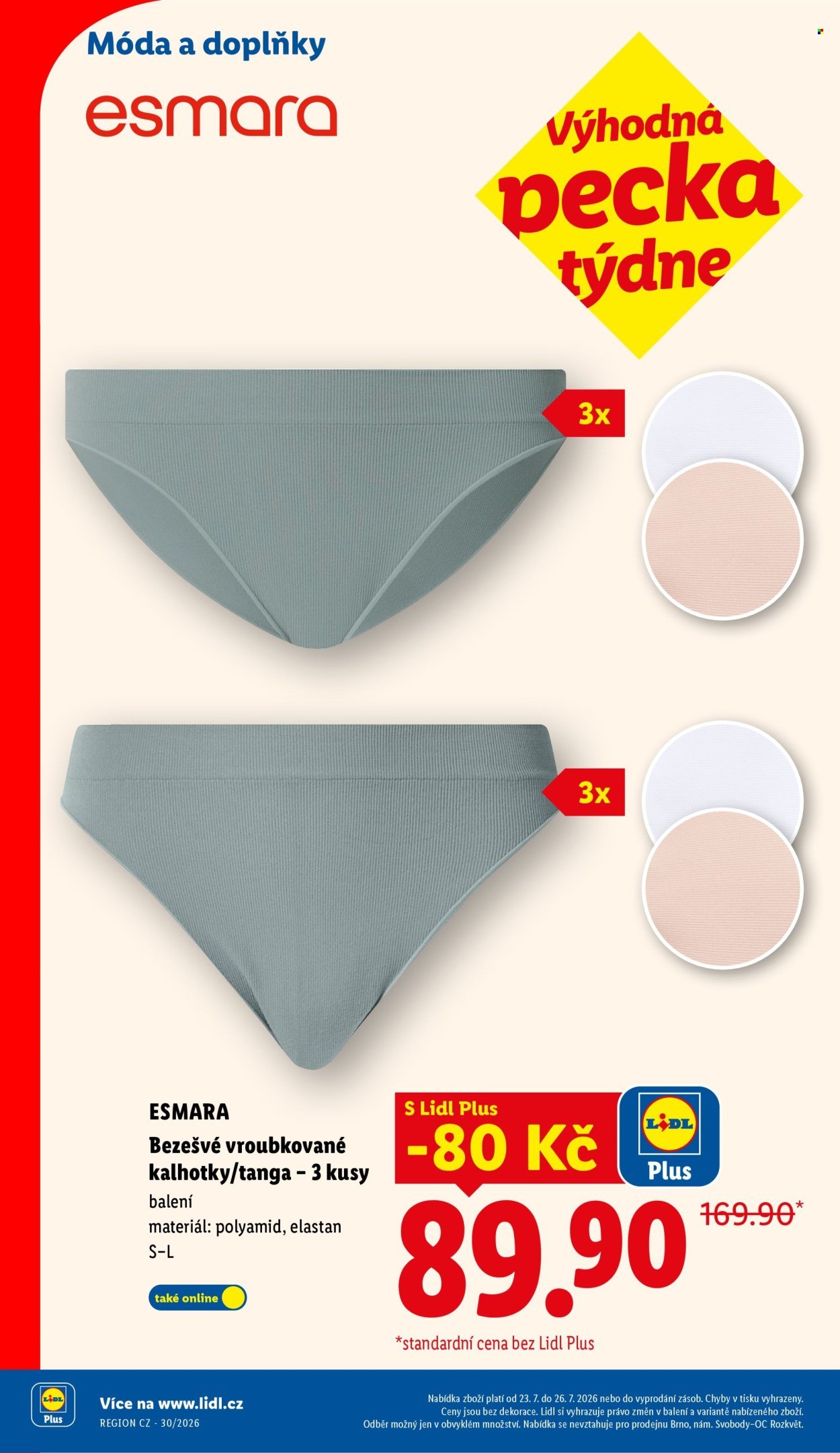 LIDL leták - Od čtvrtka 23.7.2026
