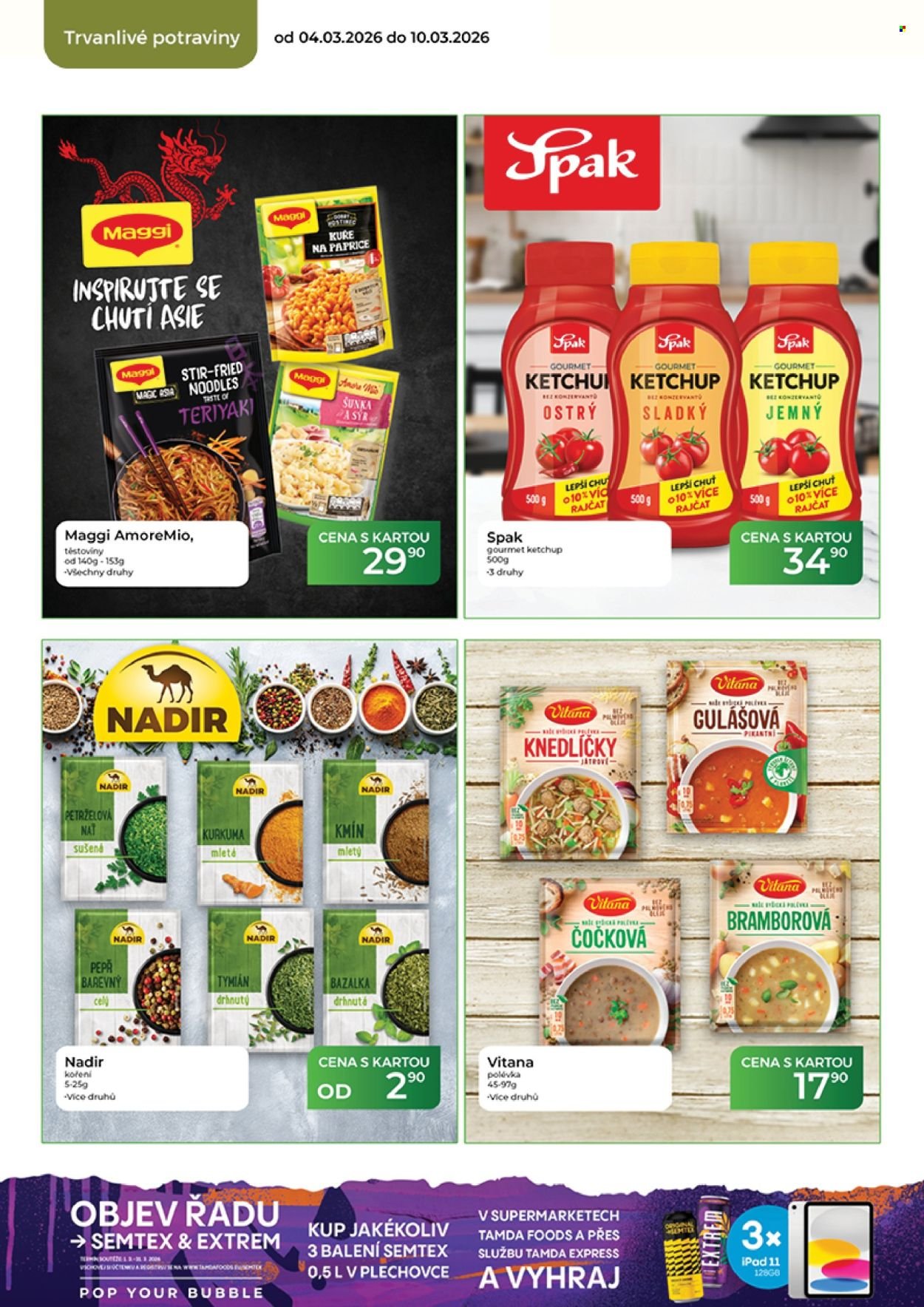 TAMDA FOODS leták - Od středy 4.3.2026 (2026-03-04 - 2026-03-10)