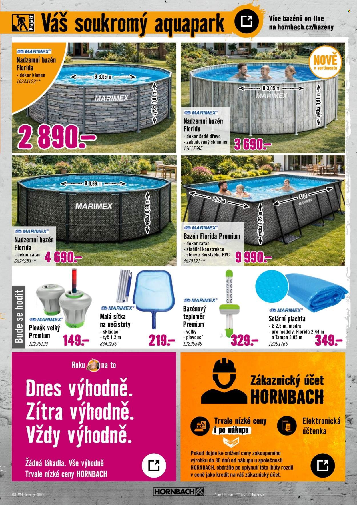 HORNBACH leták - Váš další projekt - Bazény