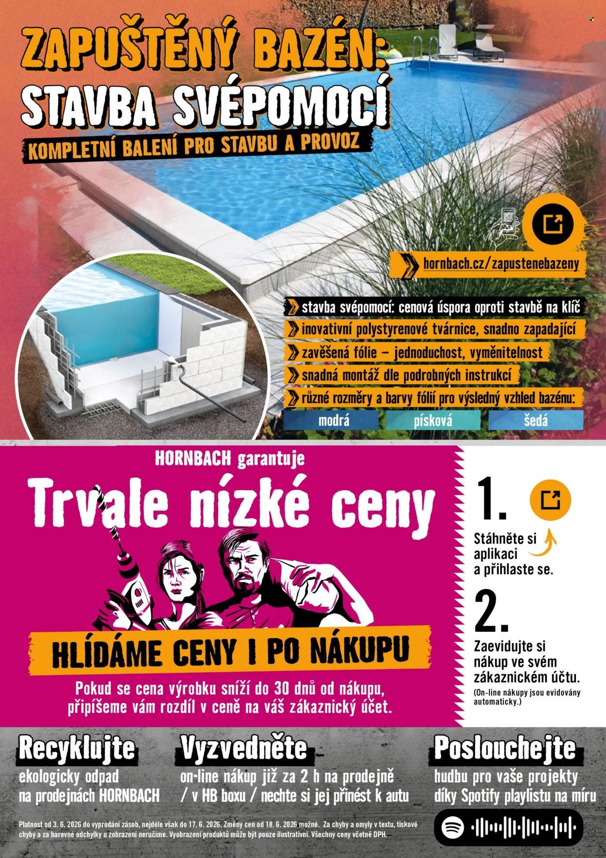 HORNBACH leták - Váš další projekt - Bazény