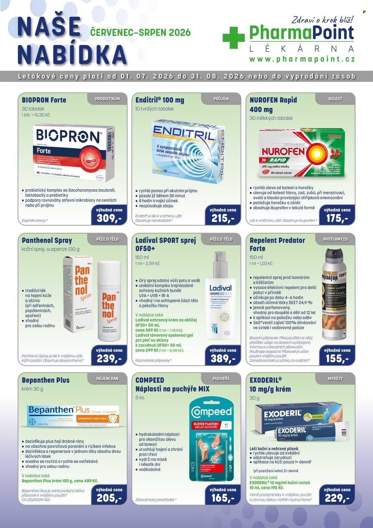 PHARMAPOINT leták - Naše nabídka