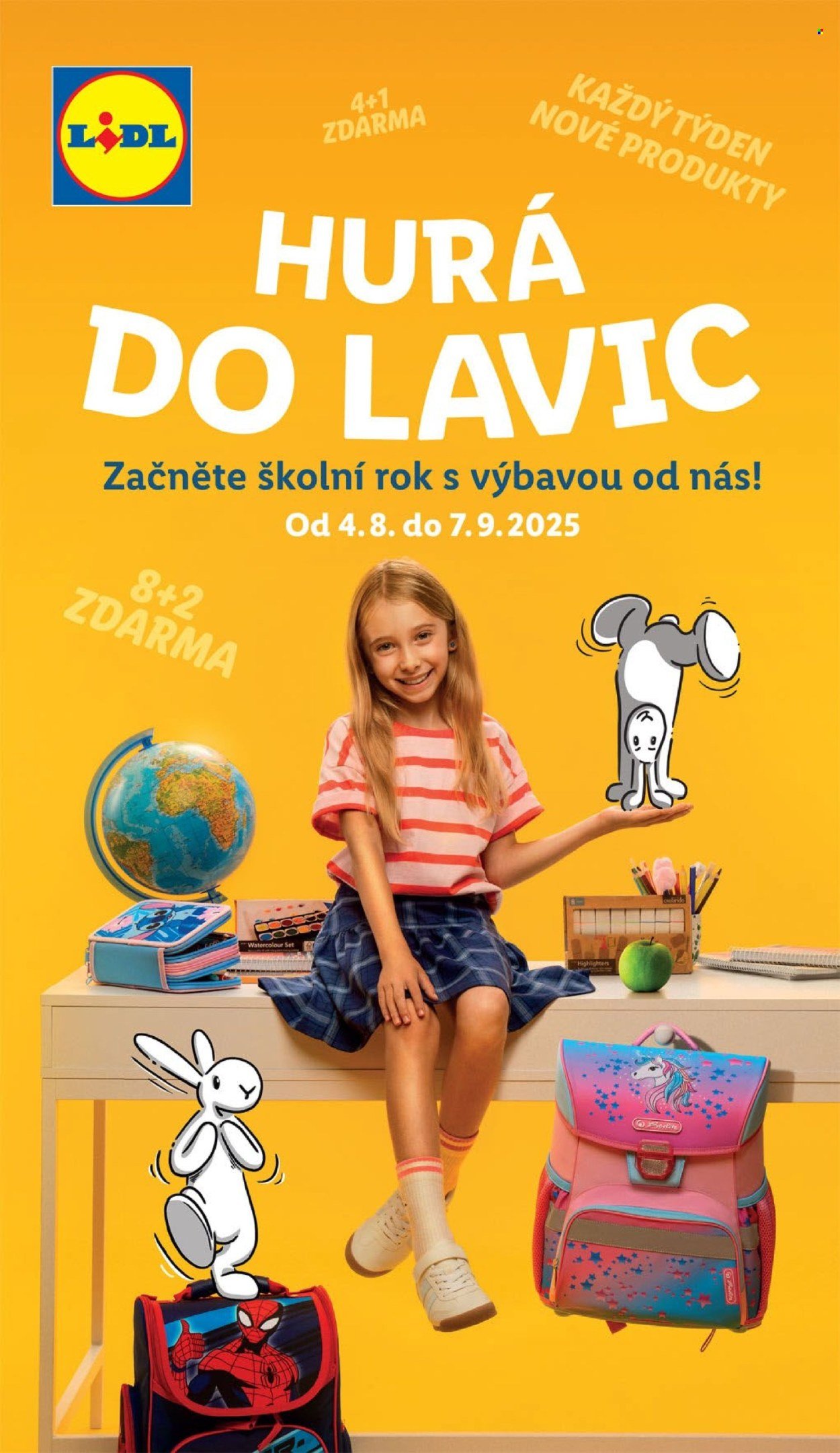 LIDL leták - Hurá do lavic (2025-08-04 - 2025-09-07)