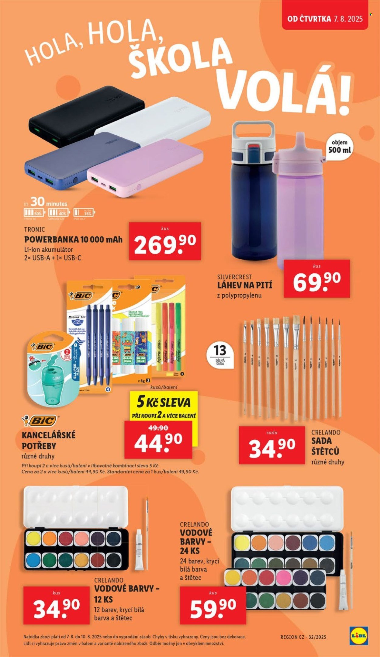 LIDL leták - Hurá do lavic (2025-08-04 - 2025-09-07)