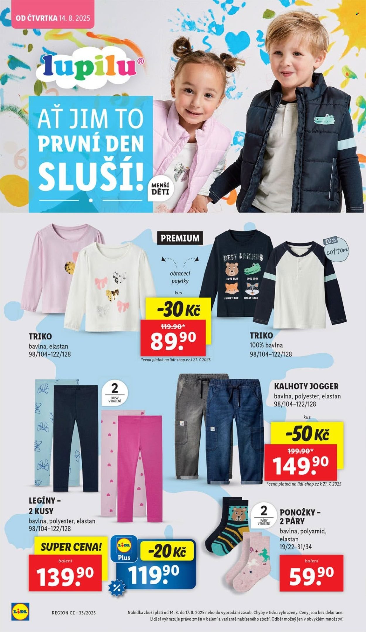 LIDL leták - Hurá do lavic (2025-08-04 - 2025-09-07)