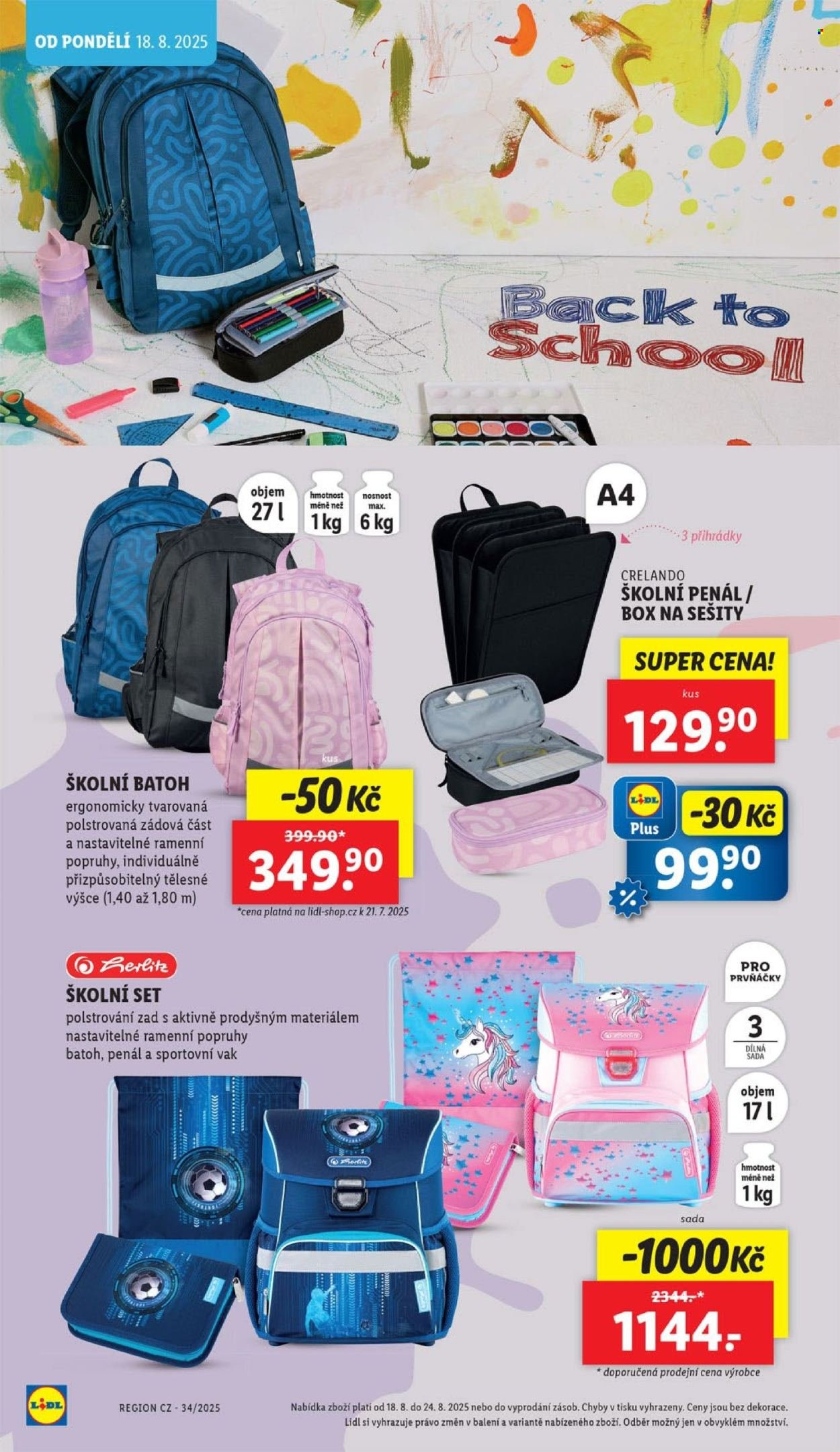LIDL leták - Hurá do lavic (2025-08-04 - 2025-09-07)