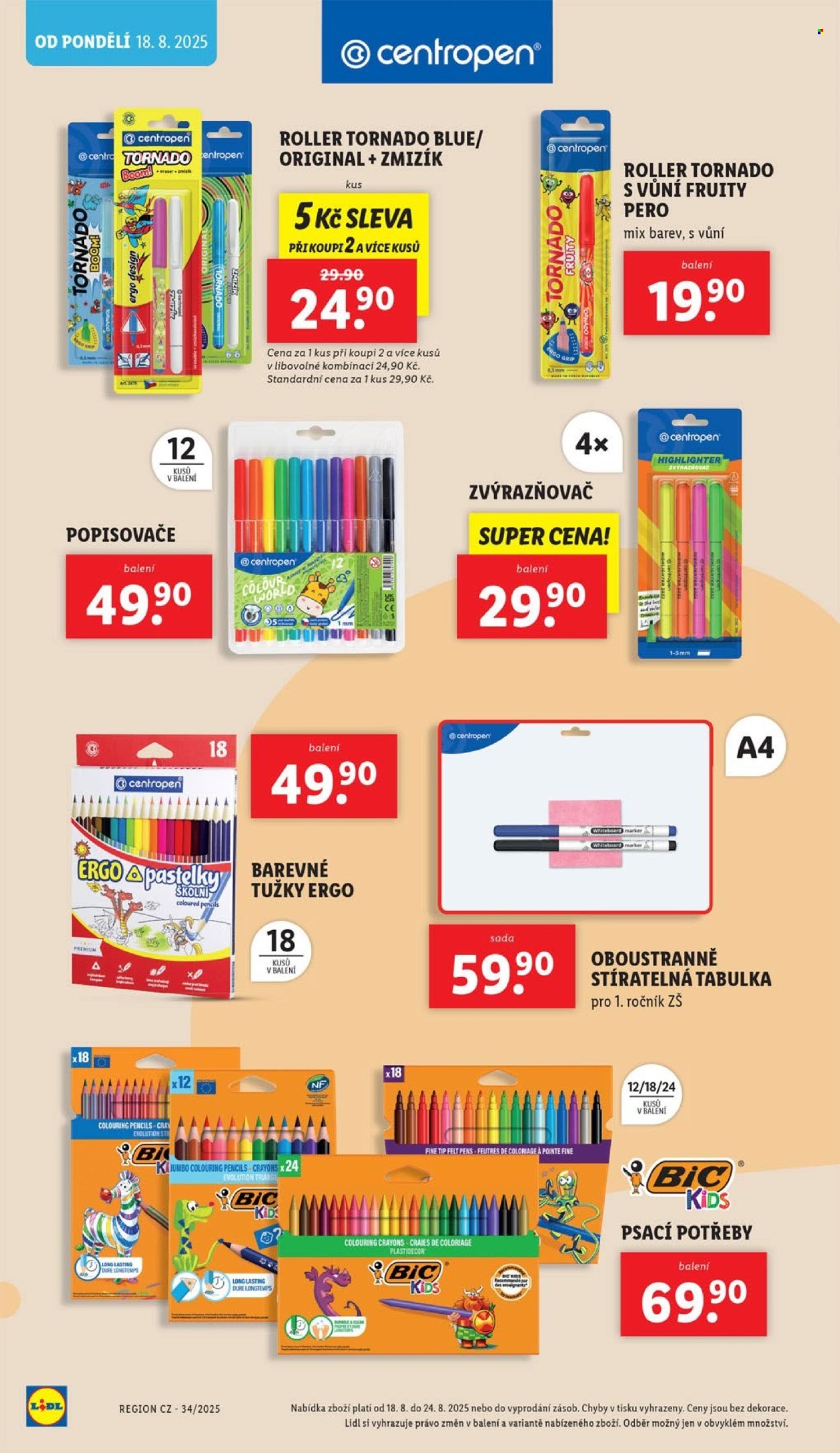 LIDL leták - Hurá do lavic (2025-08-04 - 2025-09-07)