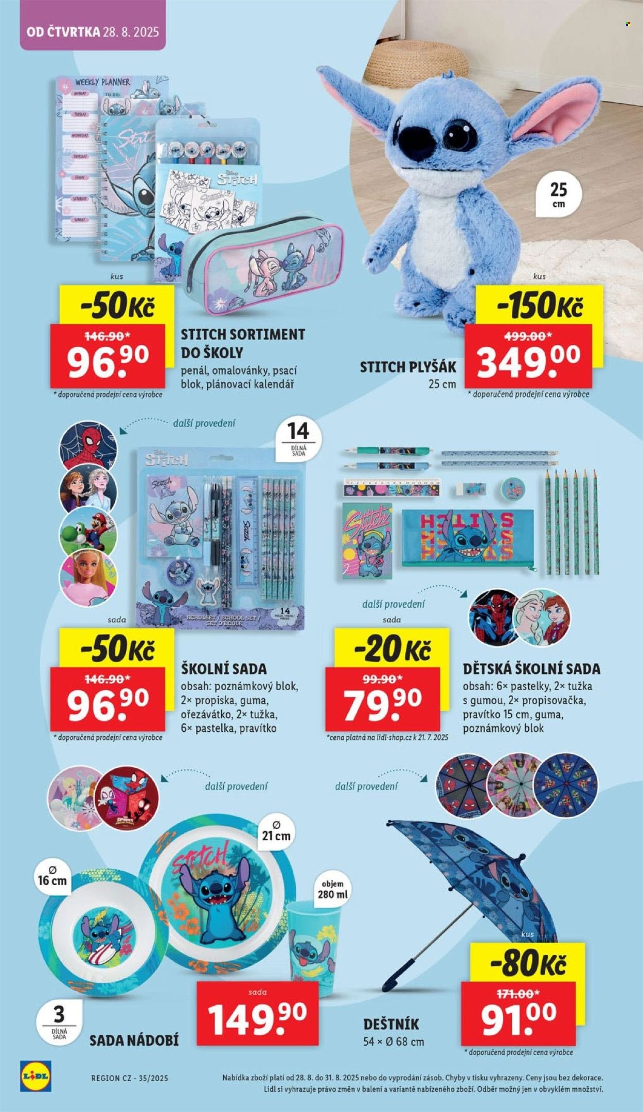 LIDL leták - Hurá do lavic (2025-08-04 - 2025-09-07)