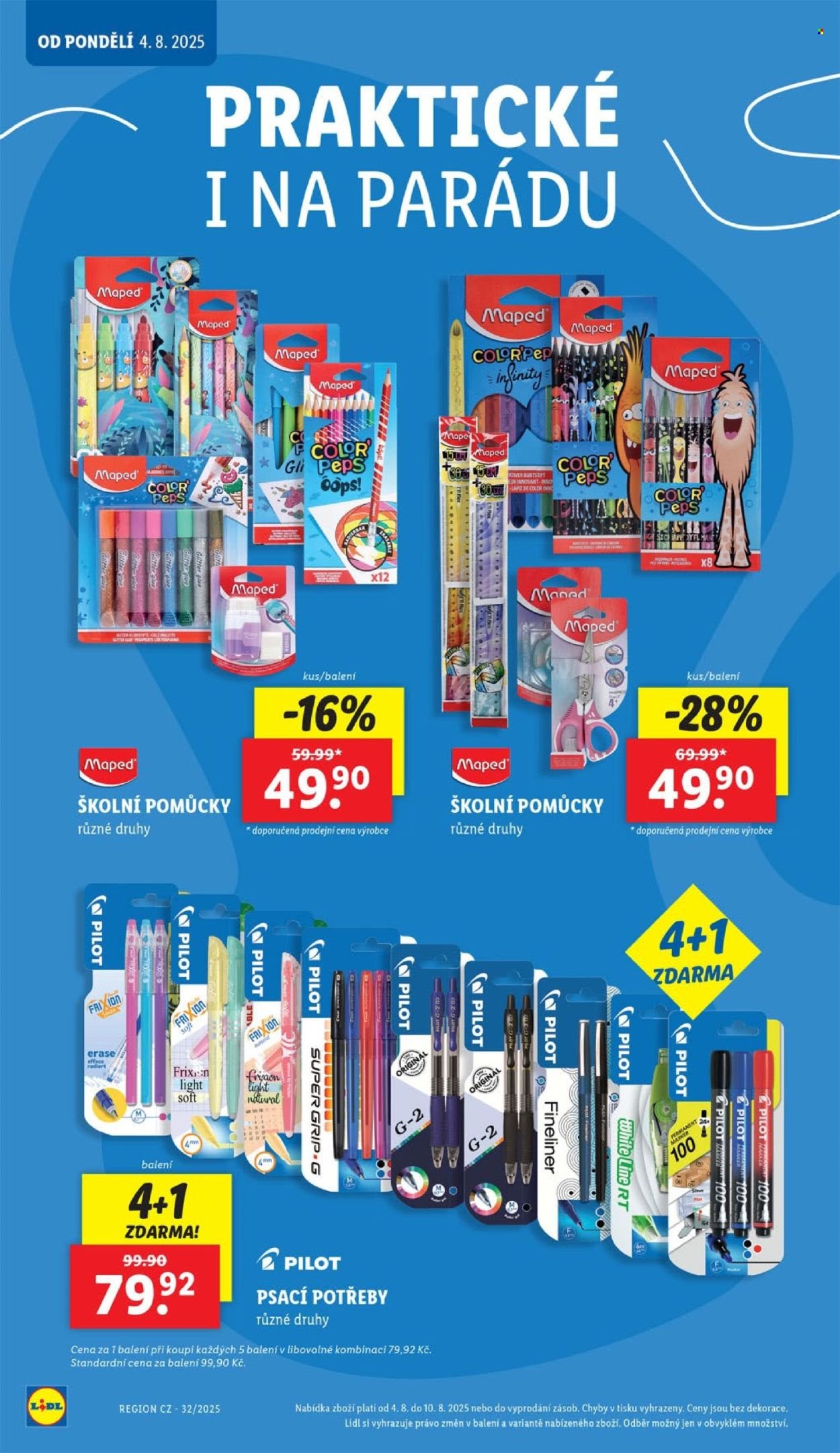 LIDL leták - Hurá do lavic (2025-08-04 - 2025-09-07)