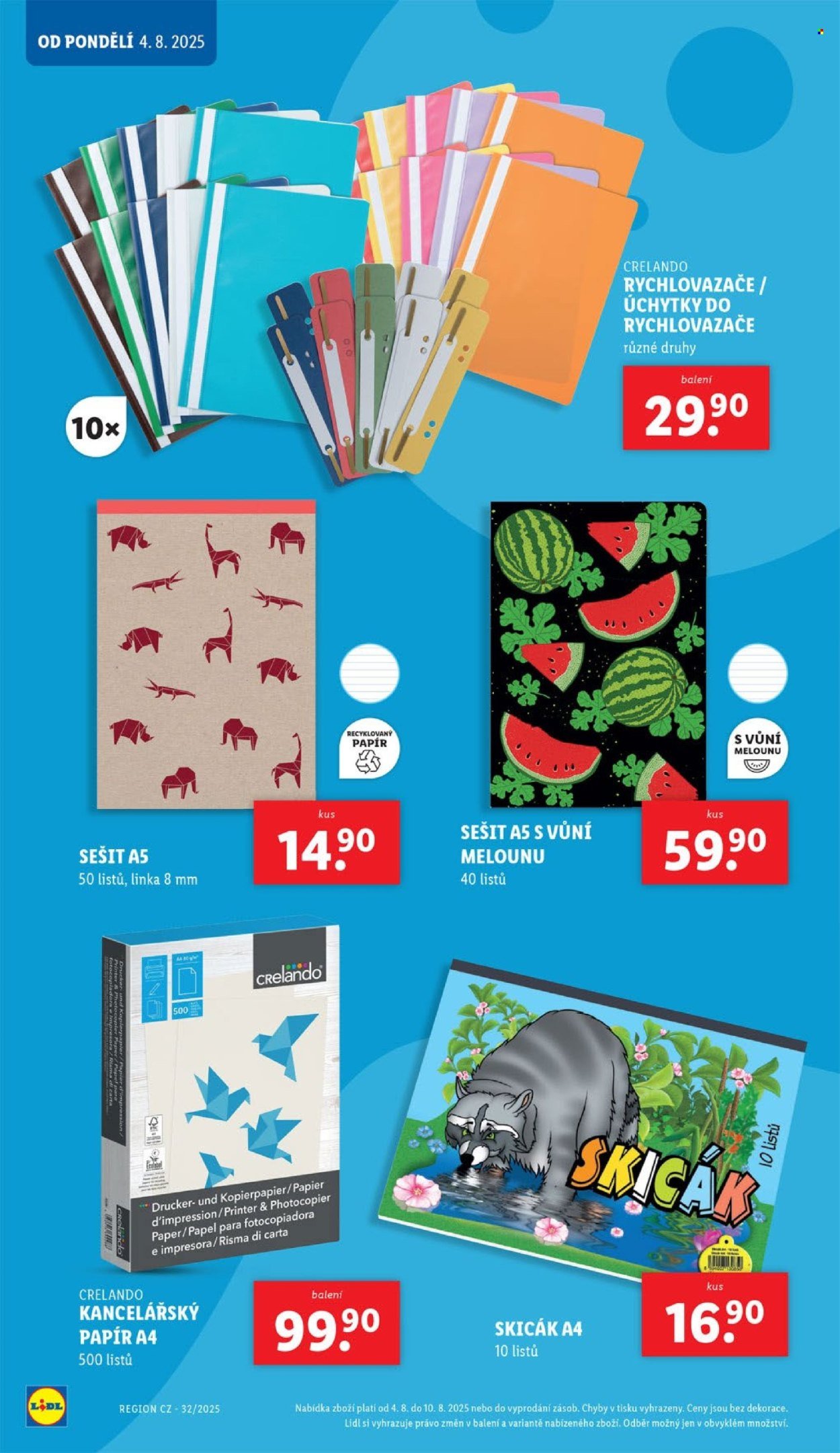 LIDL leták - Hurá do lavic (2025-08-04 - 2025-09-07)