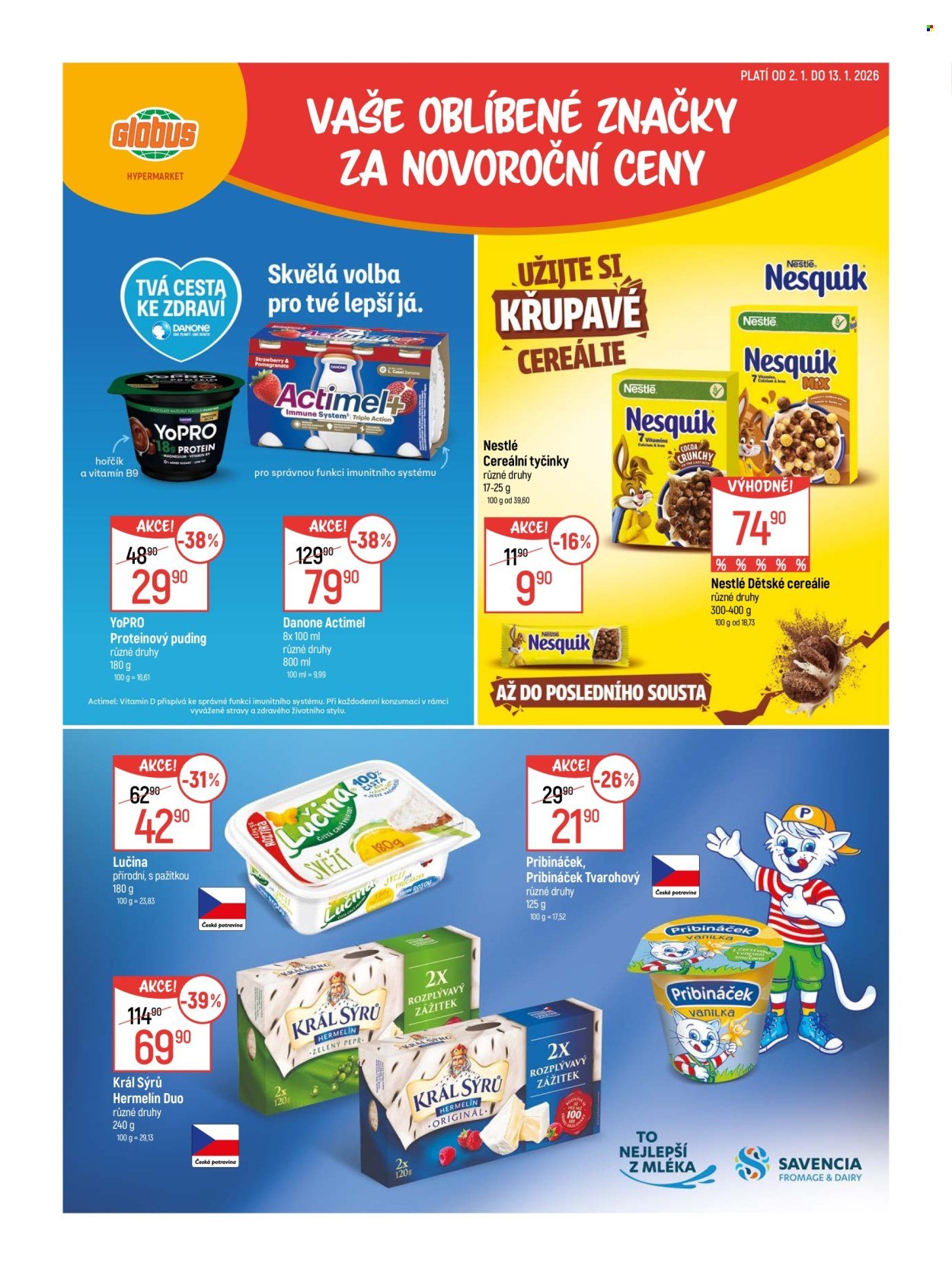 GLOBUS leták - Od pátku 2.1.2026 (2026-01-02 - 2026-01-13)