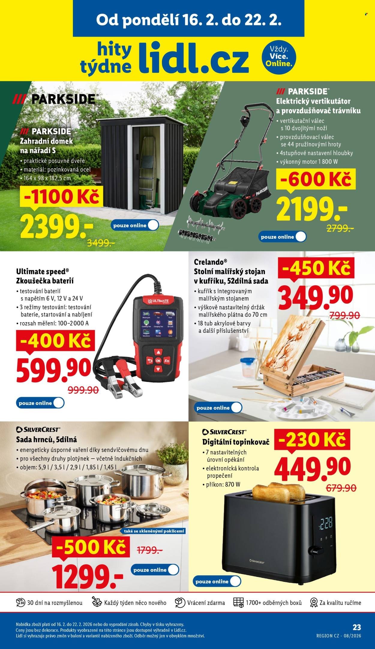 LIDL leták - Spotřební zboží (2026-02-16 - 2026-02-22)