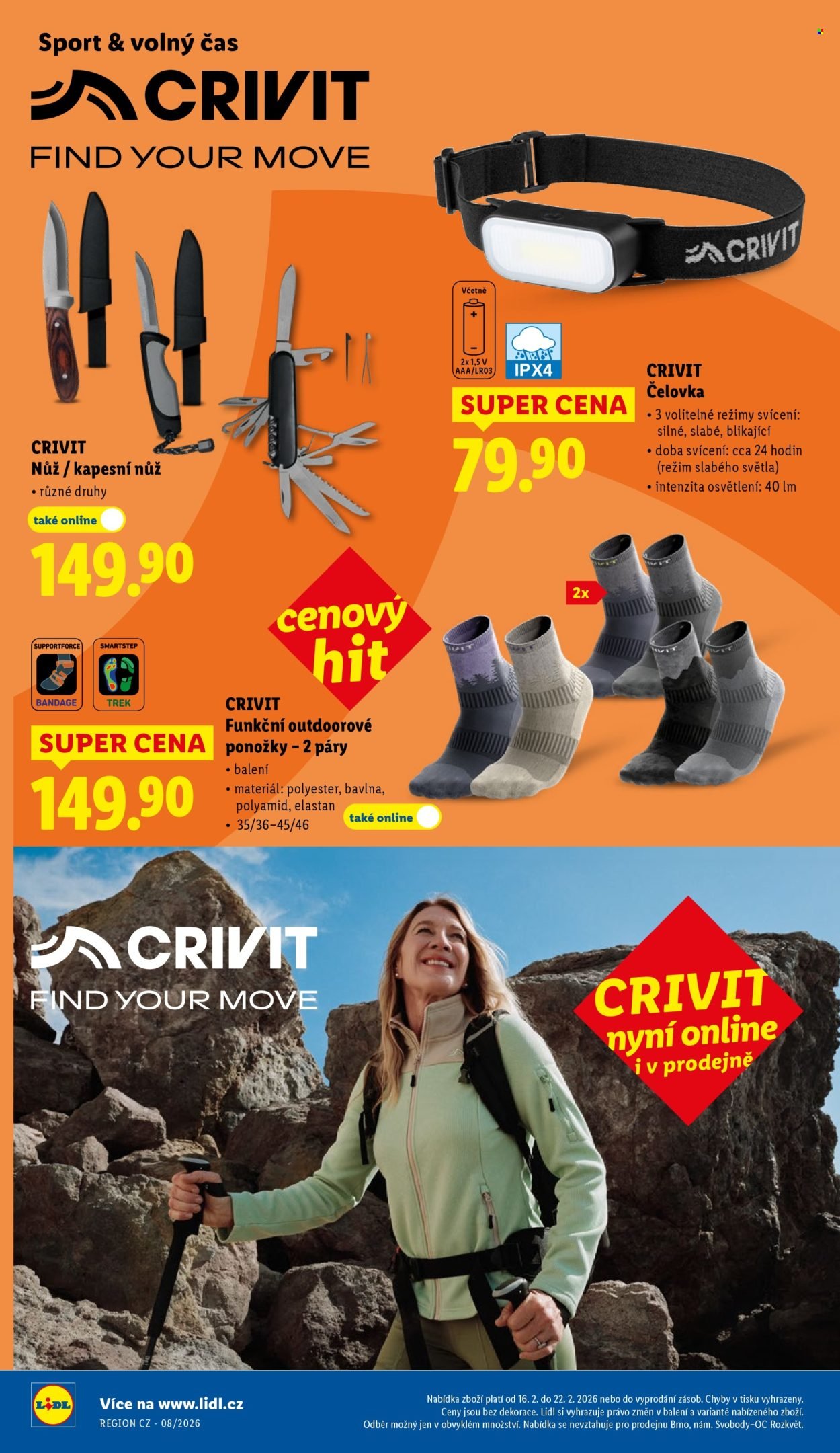 LIDL leták - Spotřební zboží (2026-02-16 - 2026-02-22)
