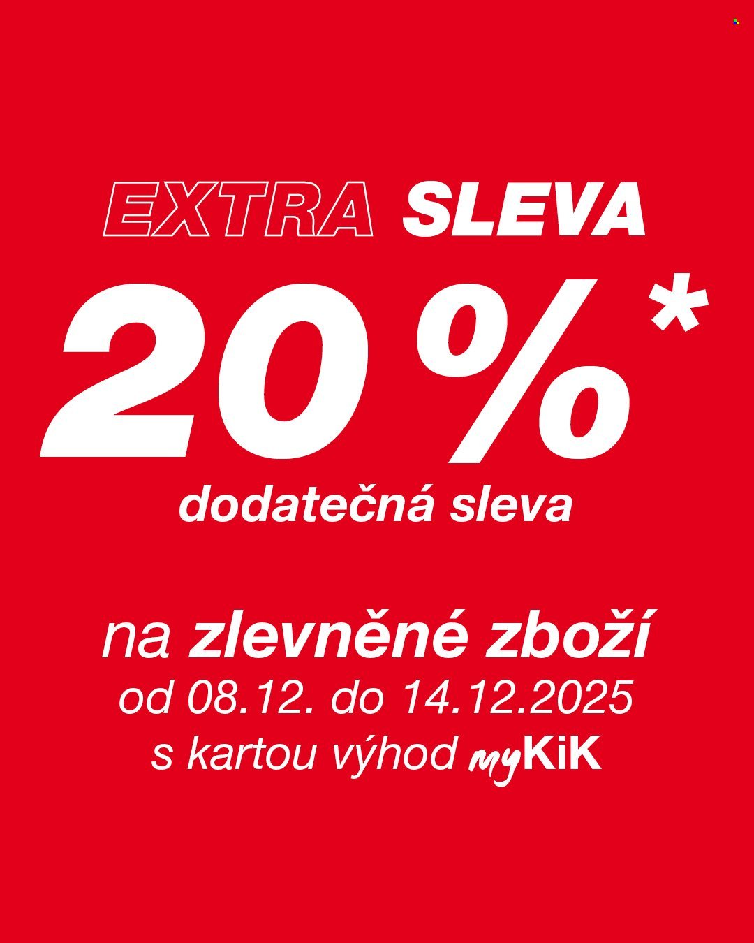 KIK leták - Od pondělí 8.12.2025 (2025-12-08 - 2025-12-14)