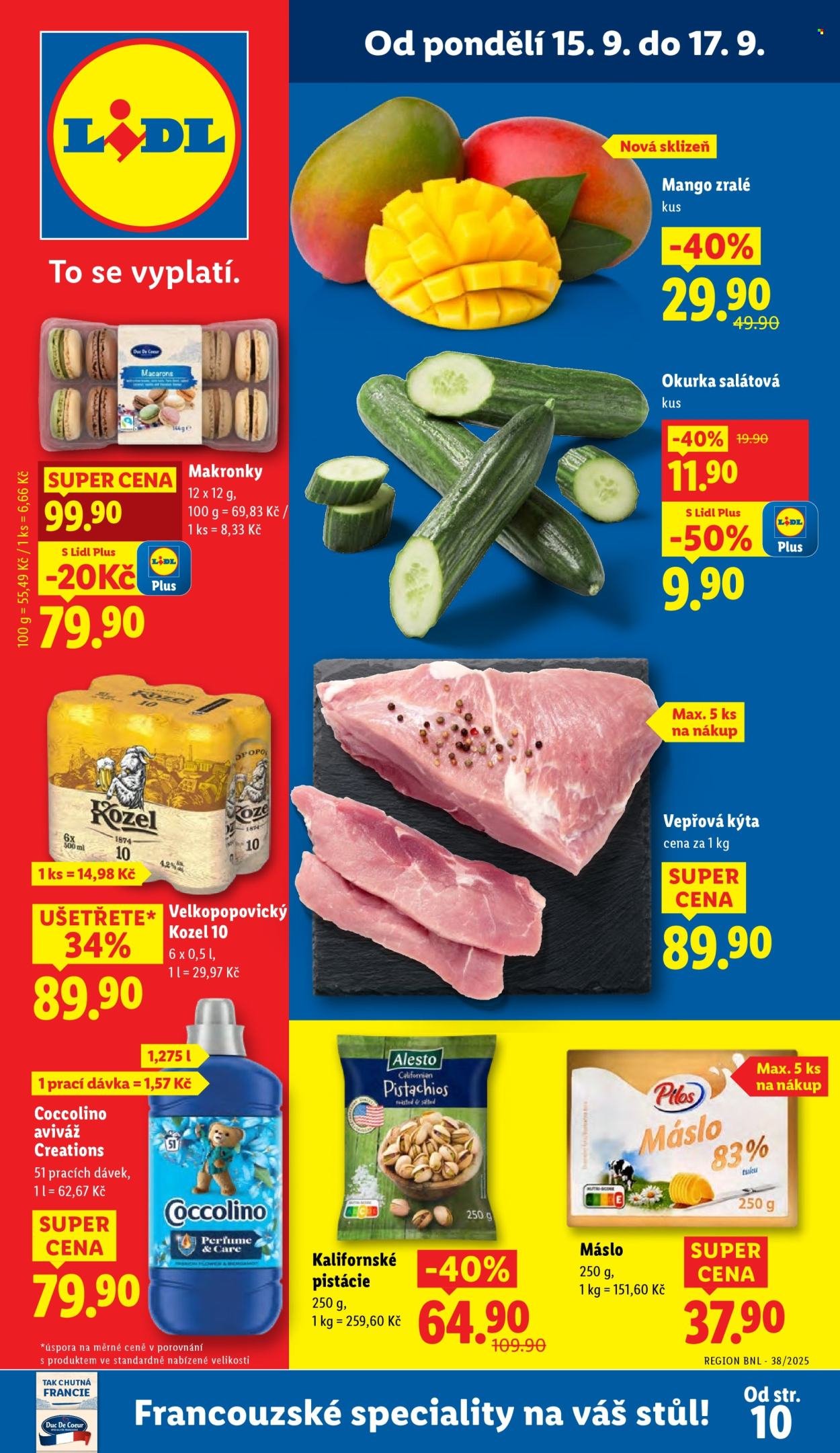 LIDL leták - Od pondělí 15.9.2025 (2025-09-15 - 2025-09-17)