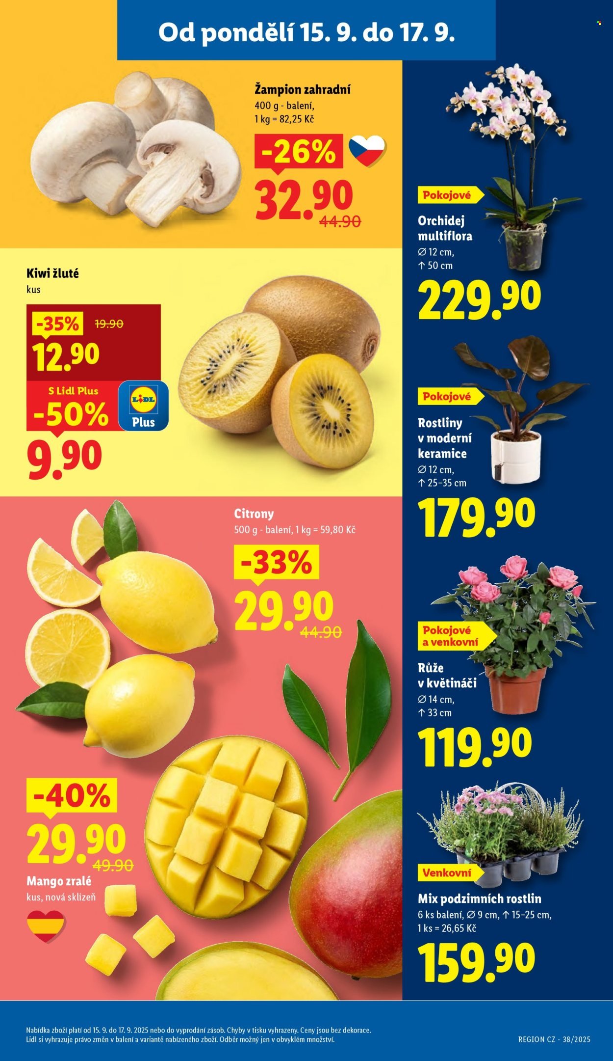 LIDL leták - Od pondělí 15.9.2025 (2025-09-15 - 2025-09-17)