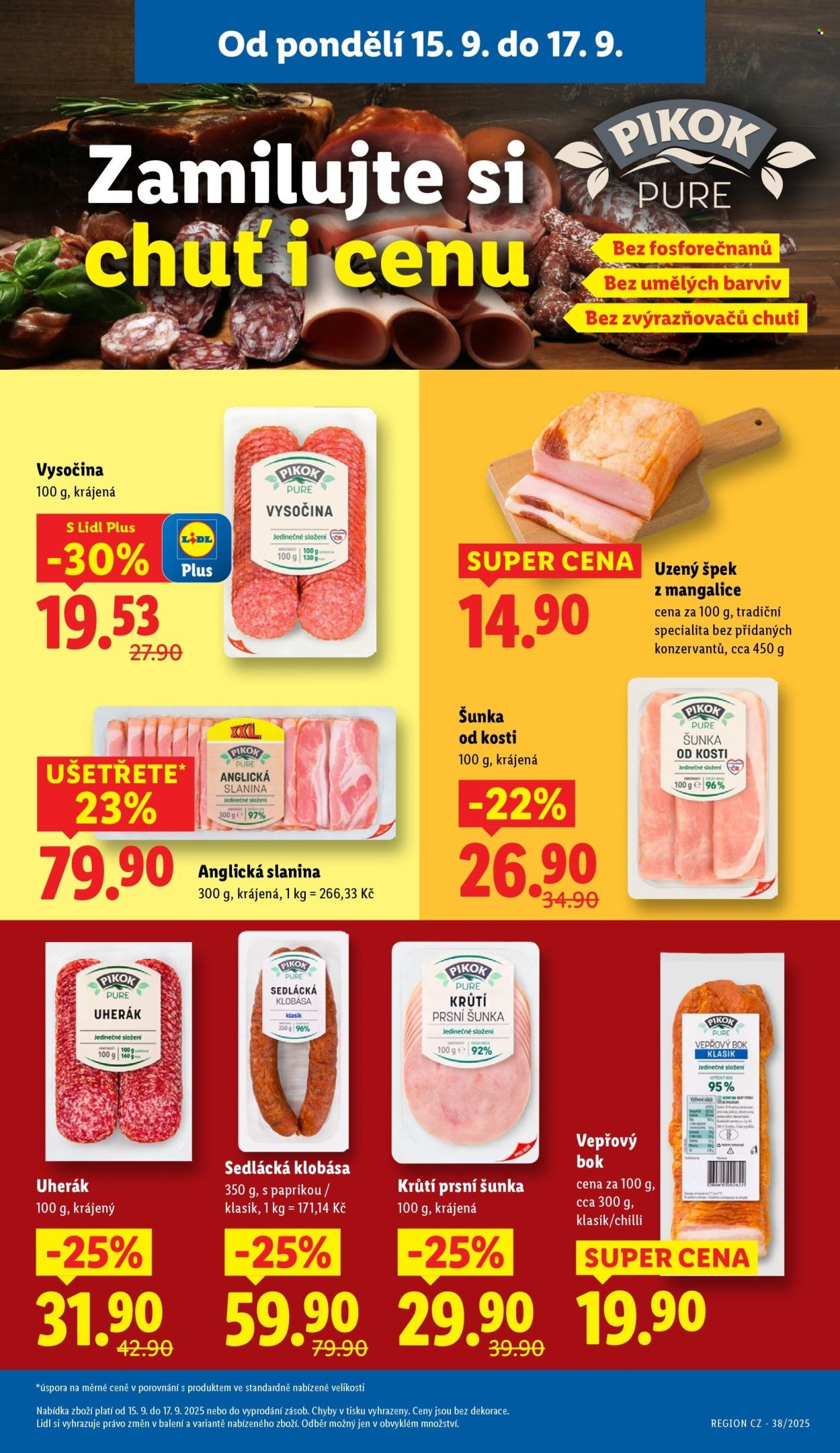 LIDL leták - Od pondělí 15.9.2025 (2025-09-15 - 2025-09-17)