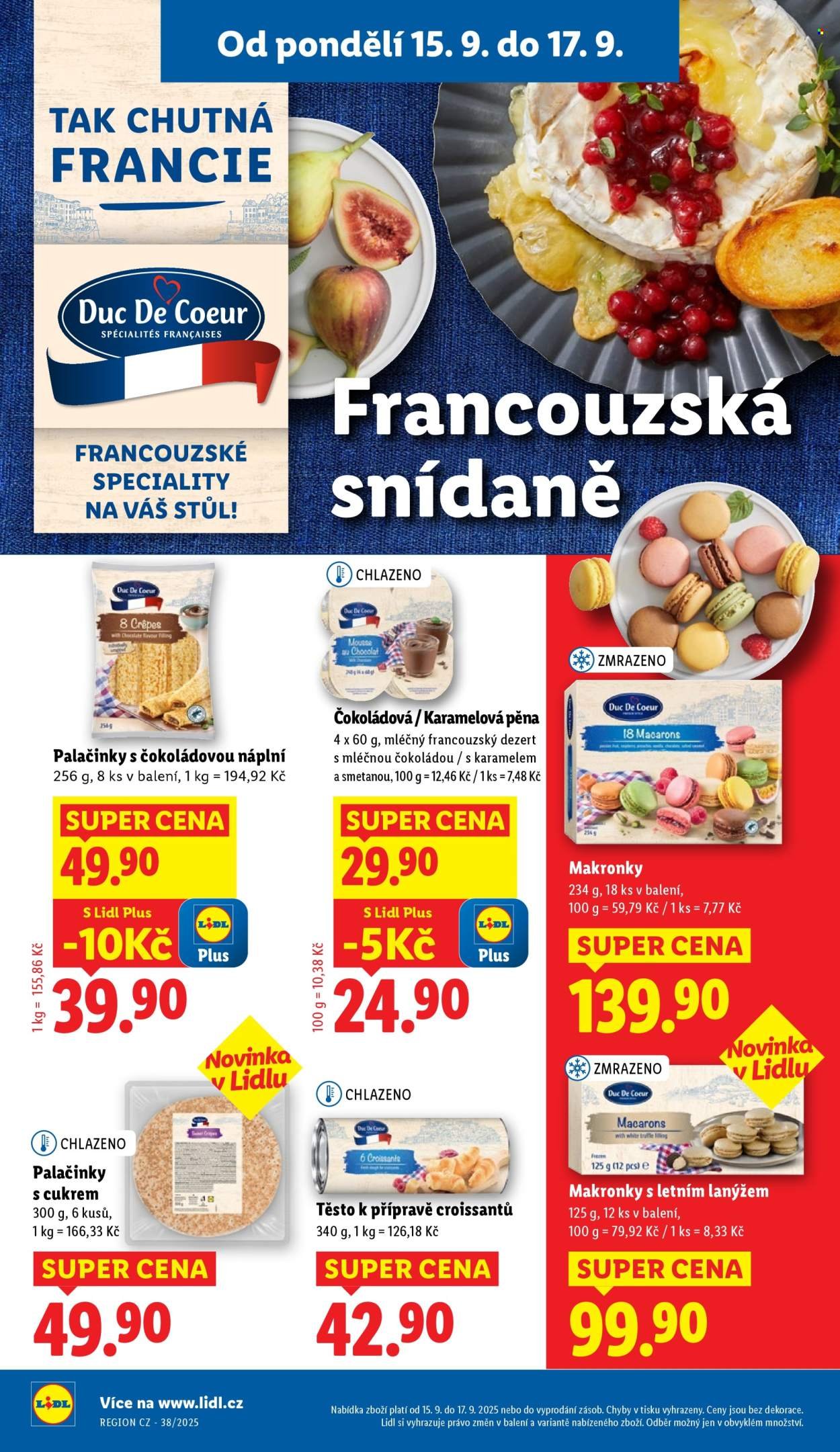 LIDL leták - Od pondělí 15.9.2025 (2025-09-15 - 2025-09-17)