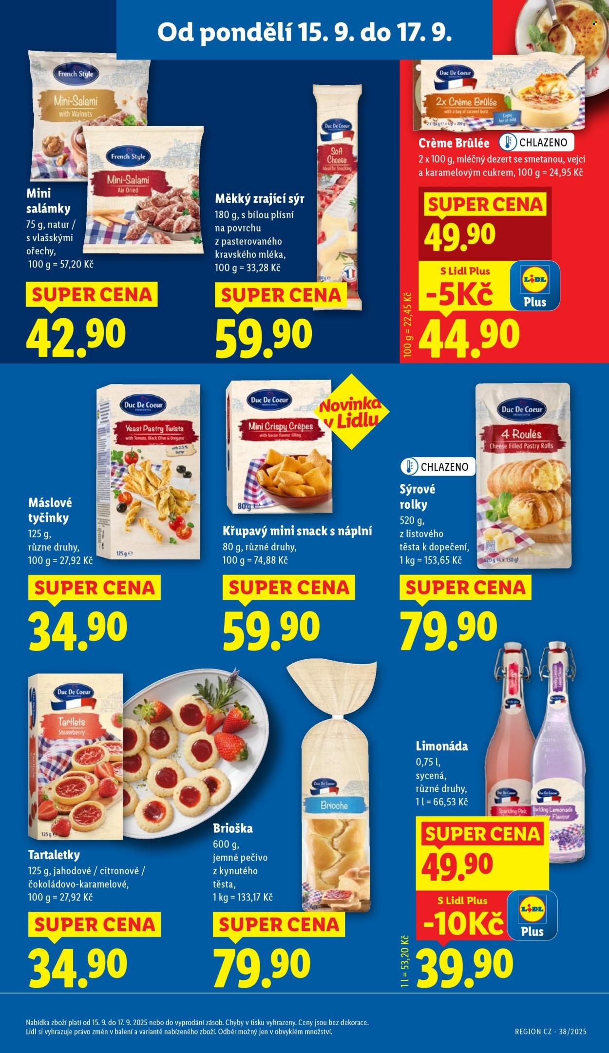 LIDL leták - Od pondělí 15.9.2025 (2025-09-15 - 2025-09-17)