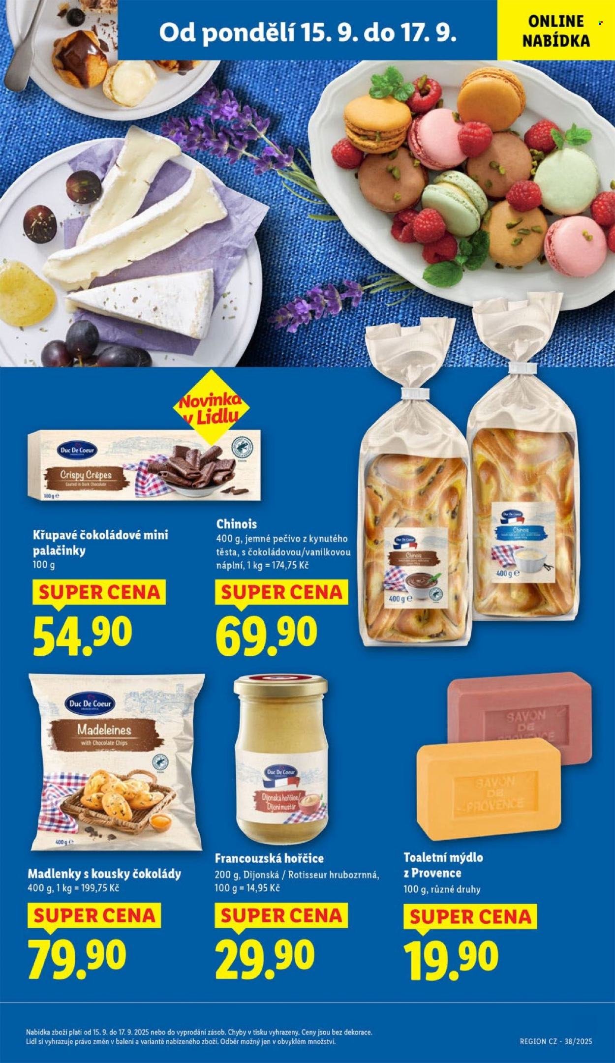 LIDL leták - Od pondělí 15.9.2025 (2025-09-15 - 2025-09-17)